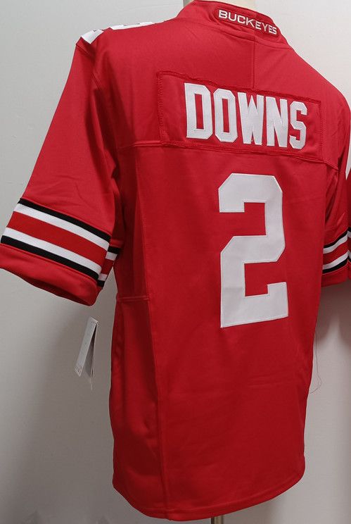 Other Men's Ohio State Buckeyes #2 Caleb Downs Red Jersey Size US S / EU 44-46 / 1 - 4 Thumbnail