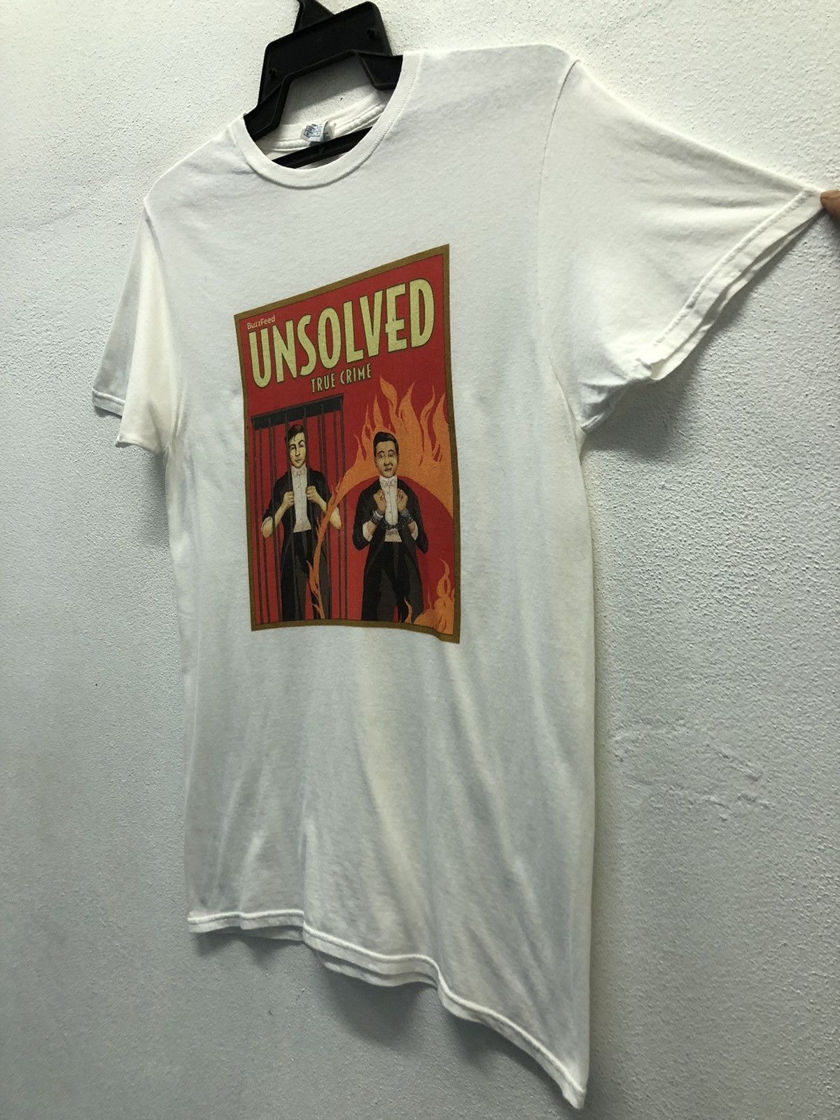 Vintage Vintage Delta Soft BuzzFeed Unsolved True Crime T-Shirt Size US S / EU 44-46 / 1 - 5 Thumbnail