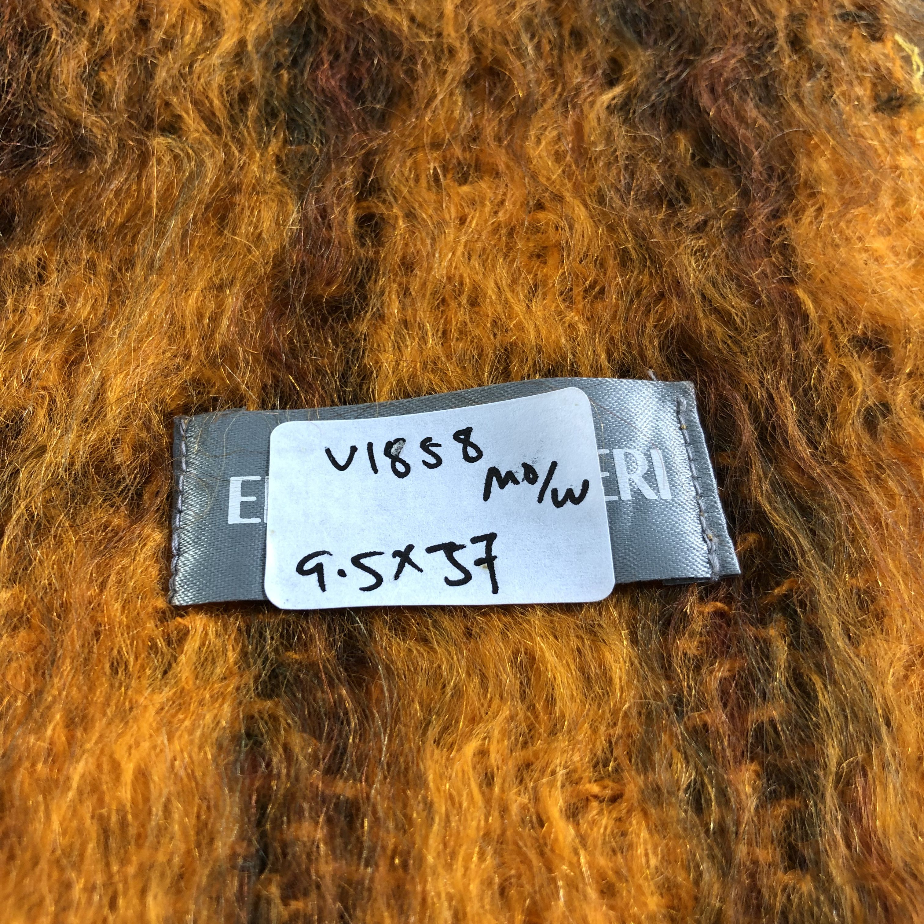 Enrico Coveri Enrico Coveri Mohair Scarf Muffler V1858 Size ONE SIZE - 7 Thumbnail