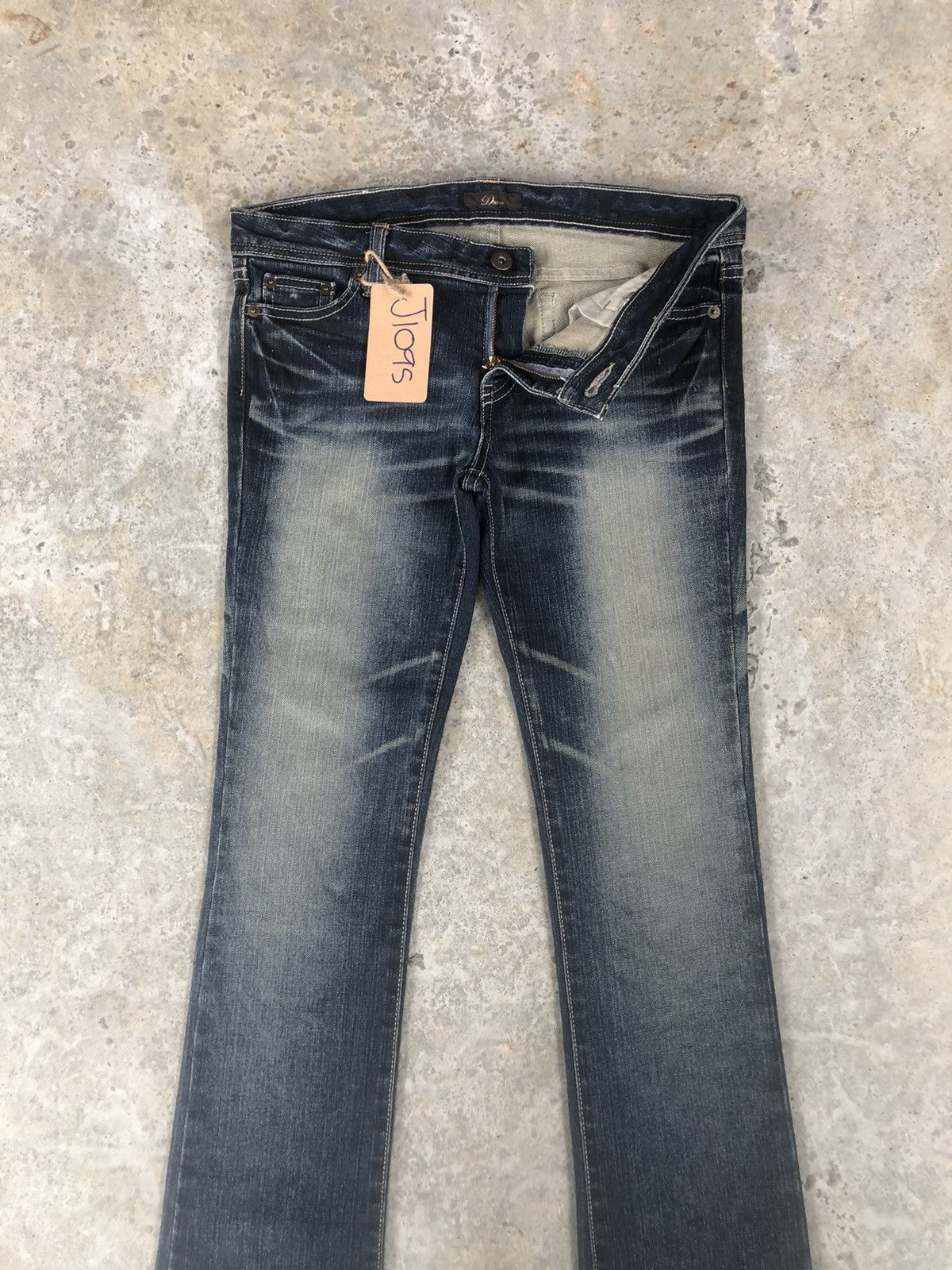 If Six Was Nine Japanese Durer Flared Jeans Distressed Jeans Size US 31 - 3 Thumbnail