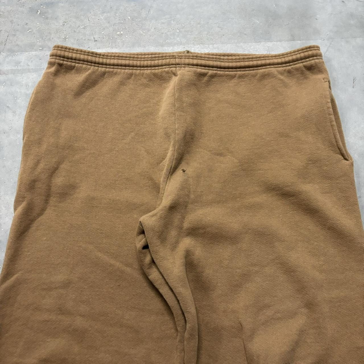 Japanese Brand × Vintage Crazy Vintage 90s Brown Streetwear Skater Essential Sweatpants! Size US 36 / EU 52 - 4 Thumbnail