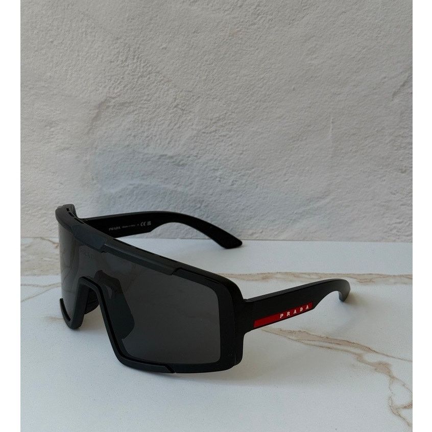 Prada NEW Prada Sport PS B07S Sunglasses in Black $548 Size ONE SIZE - 1 Thumbnail
