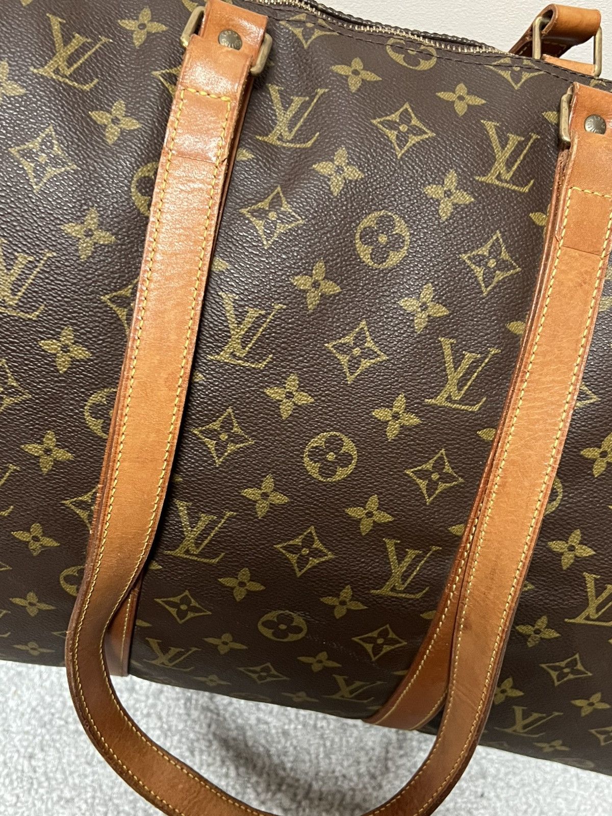 Louis Vuitton Louis Vuitton Flanery 50 Brown Monogram Shoulder Bag Size ONE SIZE - 5 Thumbnail