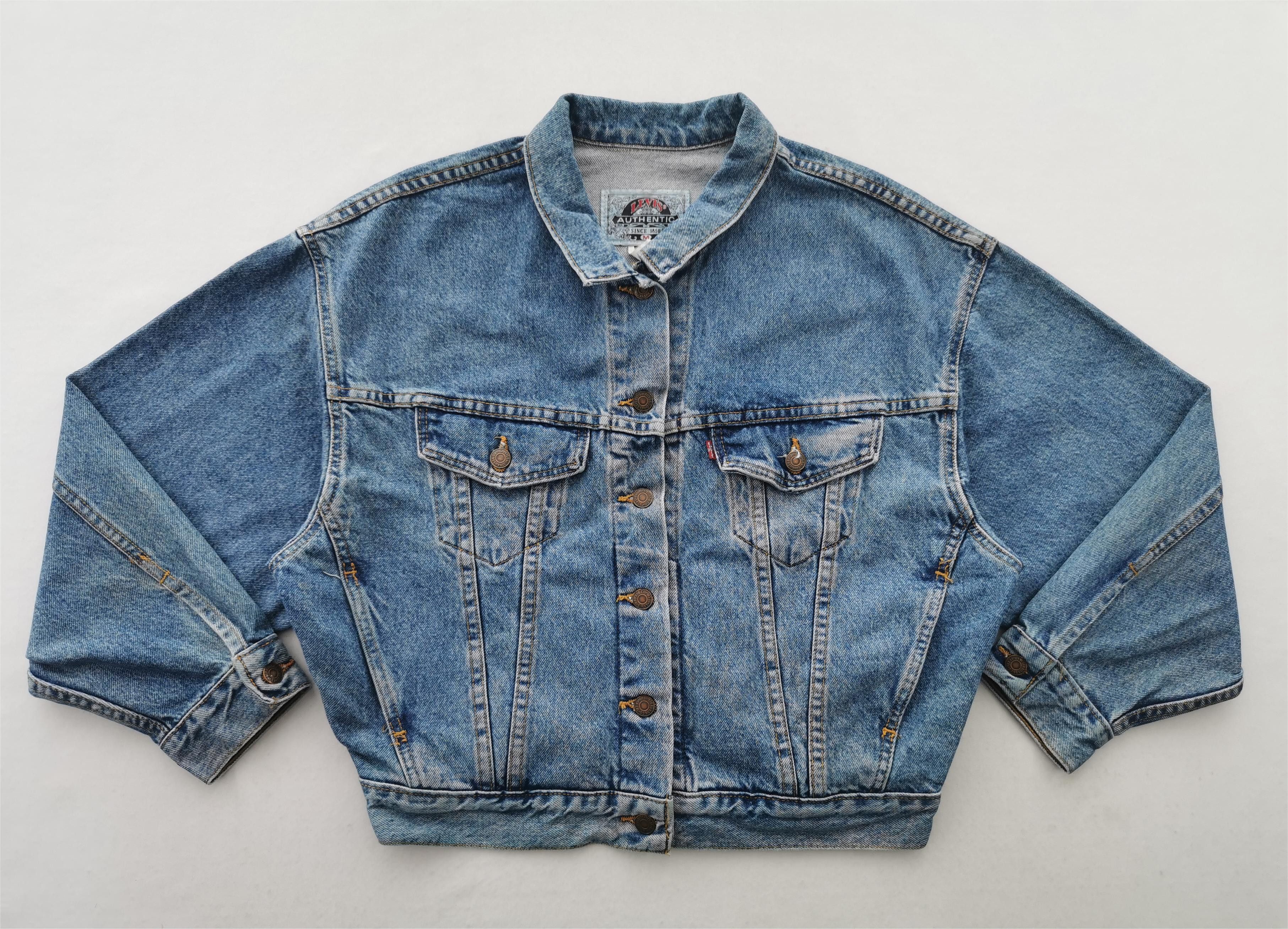 Levi's Vintage 90s Levis Denim Jeans Jacket Made In USA Size M Size US M / EU 48-50 / 2 - 3 Thumbnail