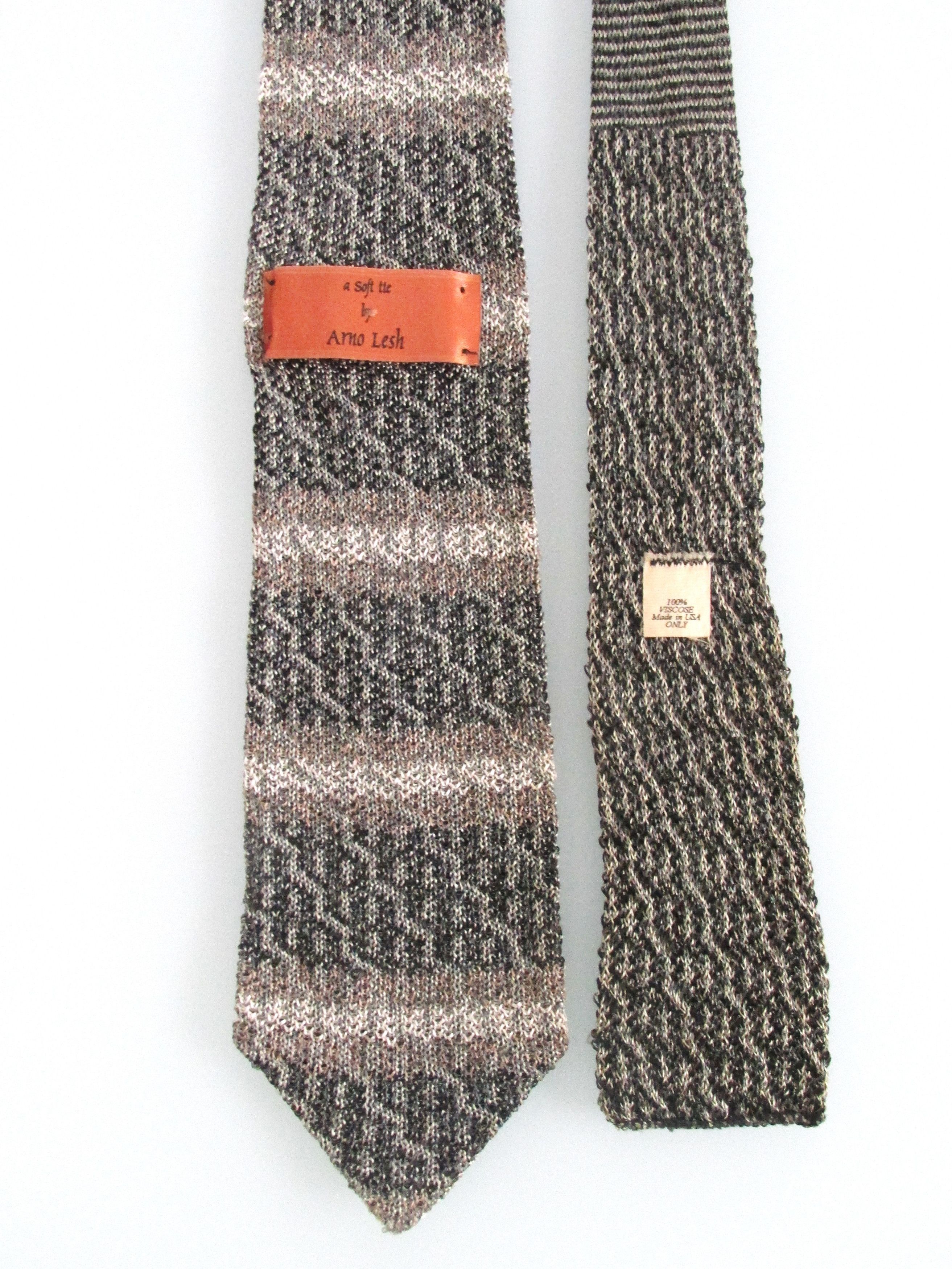 Other Arno Lesh Men's Knit Tie Size ONE SIZE - 4 Thumbnail
