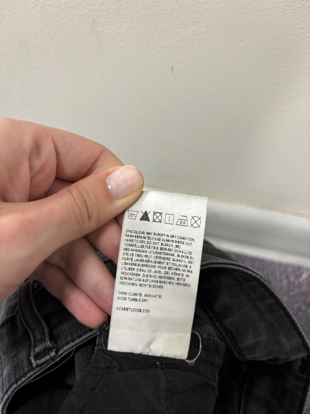 Acne Studios Acne Studios Skin 5 Used Black Women’s Mid Rise Slim Jeans Size 30" / US 8 / IT 44 - 10 Thumbnail