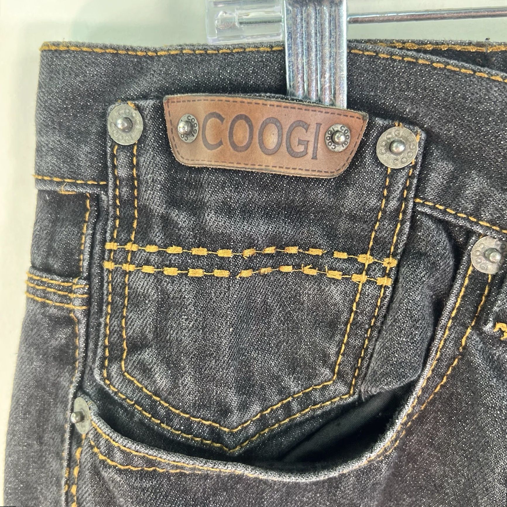 Coogi VINTAGE Coogi Jeans Men's Relaxed Straight Denim Pants Size 34 Black 90s Hip Hop Fashion Size US 34 / EU 50 - 2 Thumbnail