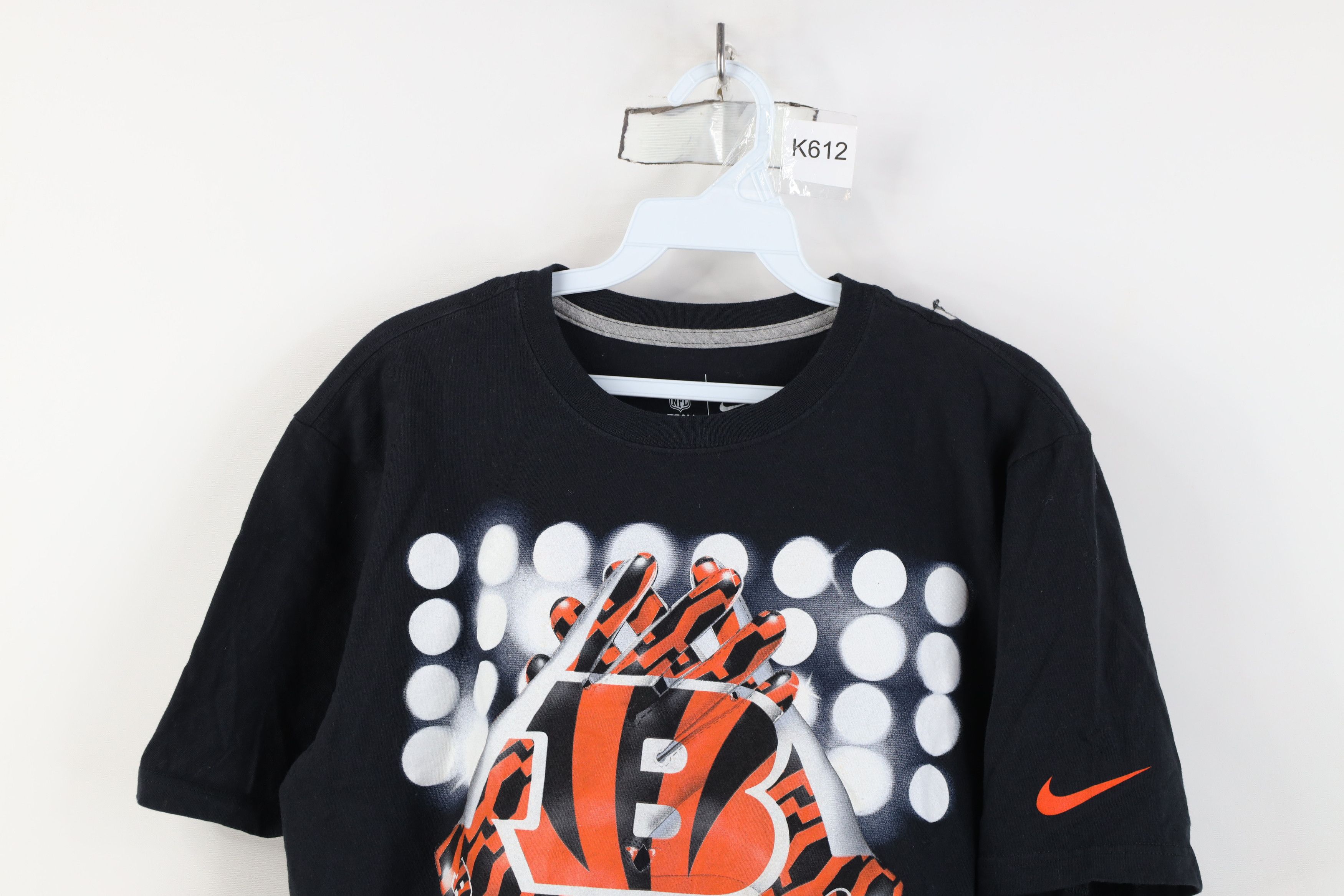 Nike Nike Gloves Cincinnati Bengals Football T-Shirt Black Size US M / EU 48-50 / 2 - 2 Thumbnail