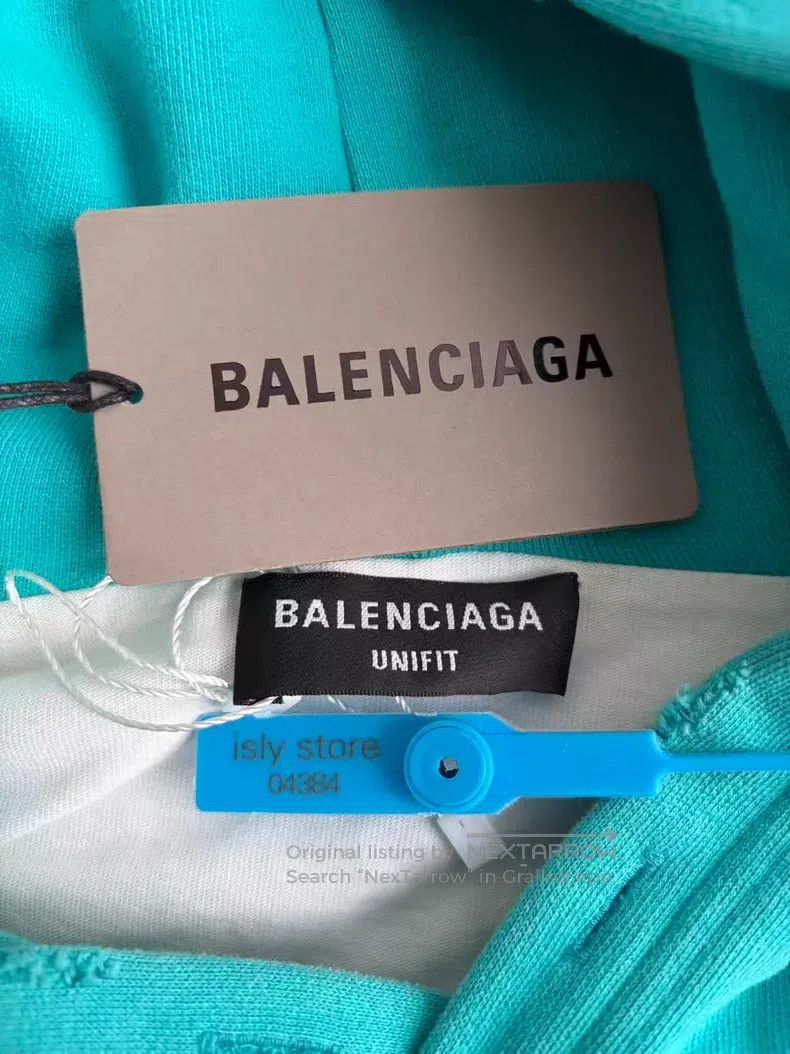 Balenciaga Balenciaga Alphabet Print Hole Hoodie Sweatshirt Size US XS / EU 42 / 0 - 4 Thumbnail