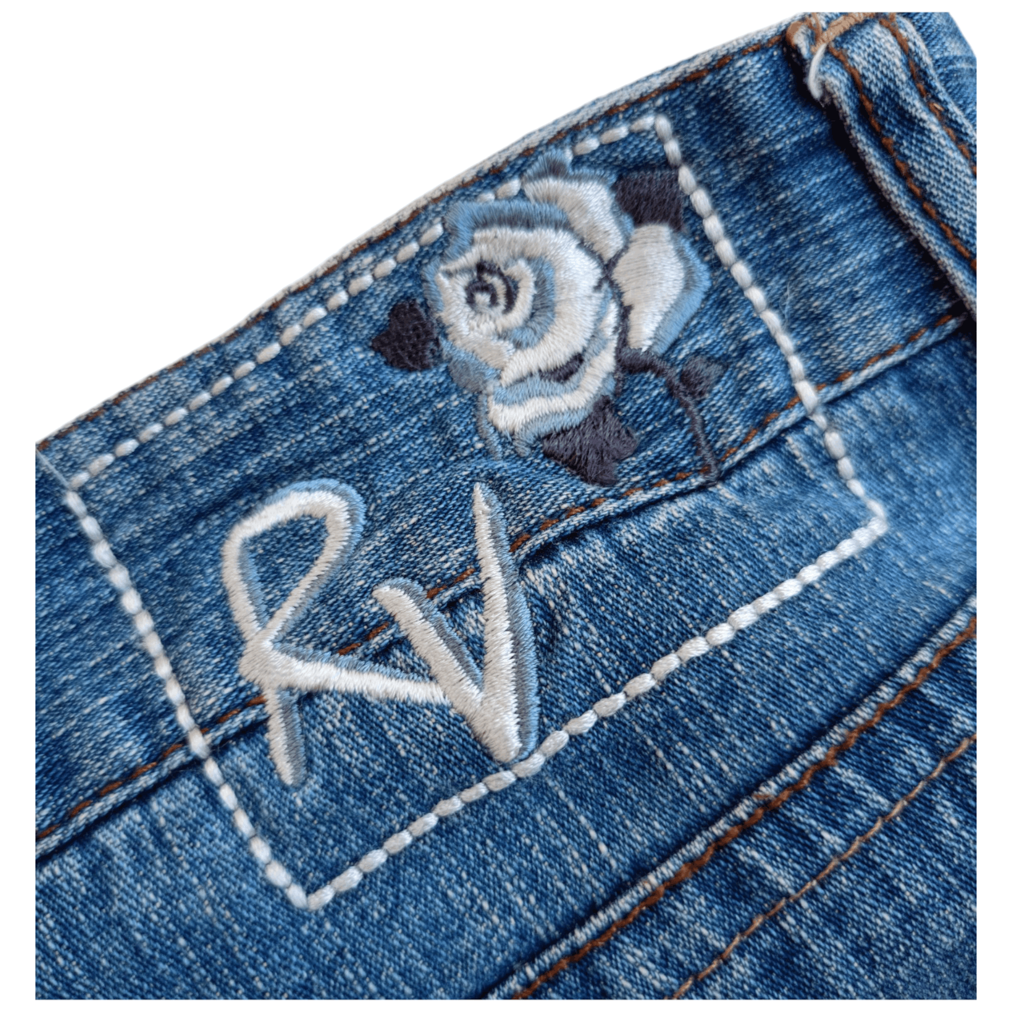 Vintage Rudolf Valentino Classic Jeans Vintage Denim Size 26" / US 2 / IT 38 - 10 Thumbnail
