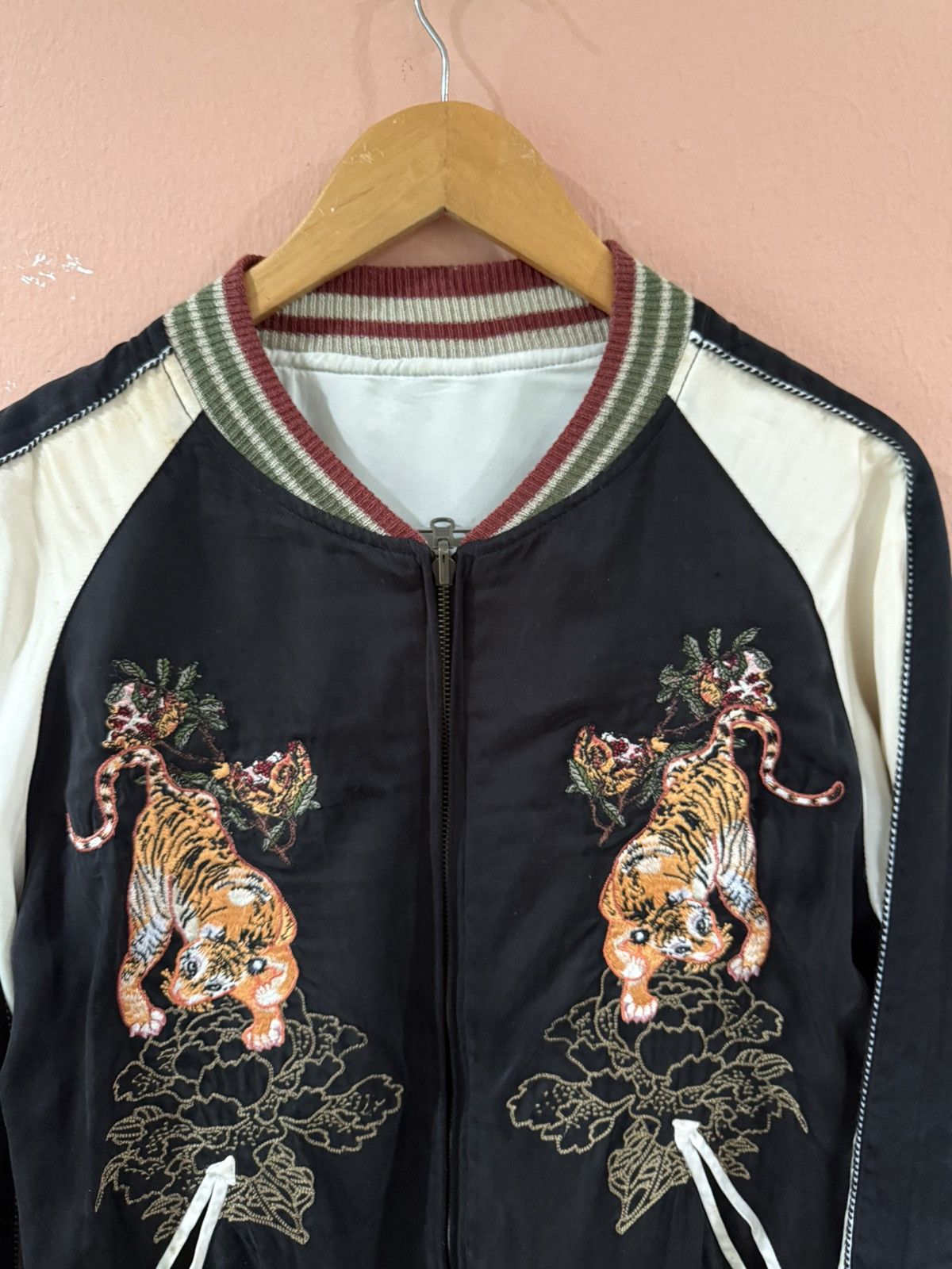 Japanese Brand Vintage Dorobo Nikki Kishimojin Reversible Sukajan Jacket Size US M / EU 48-50 / 2 - 6 Thumbnail