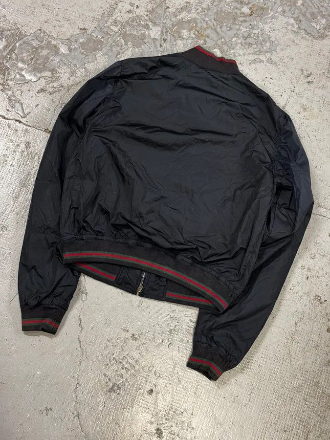 Gucci SS2011 Gucci Navy Red Stripes Nylon Bomber Jacket Size US M / EU 48-50 / 2 - 6 Thumbnail