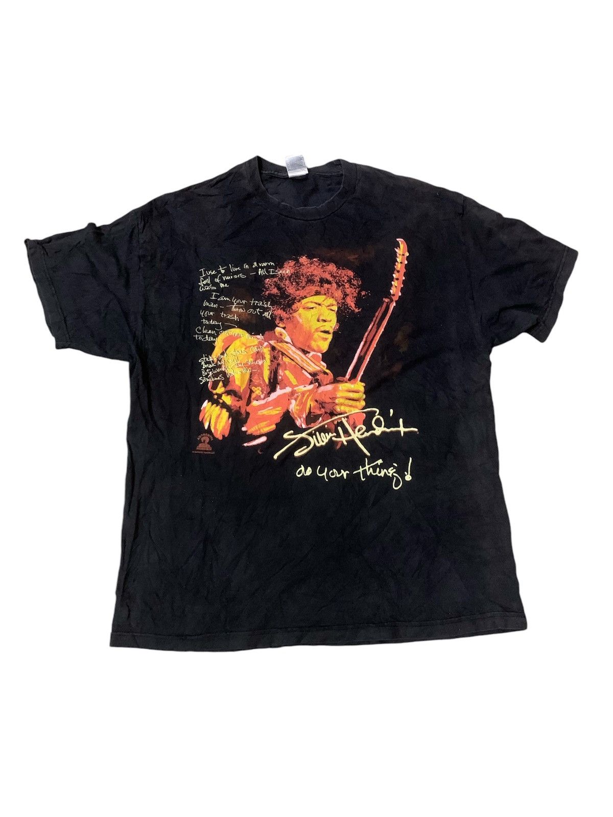Band Tees × Jimi Hendrix × Vintage Vintage Y2K Jimi Hendrix Do Your Thing Promo Tee Size US XL / EU 56 / 4 - 1 Thumbnail