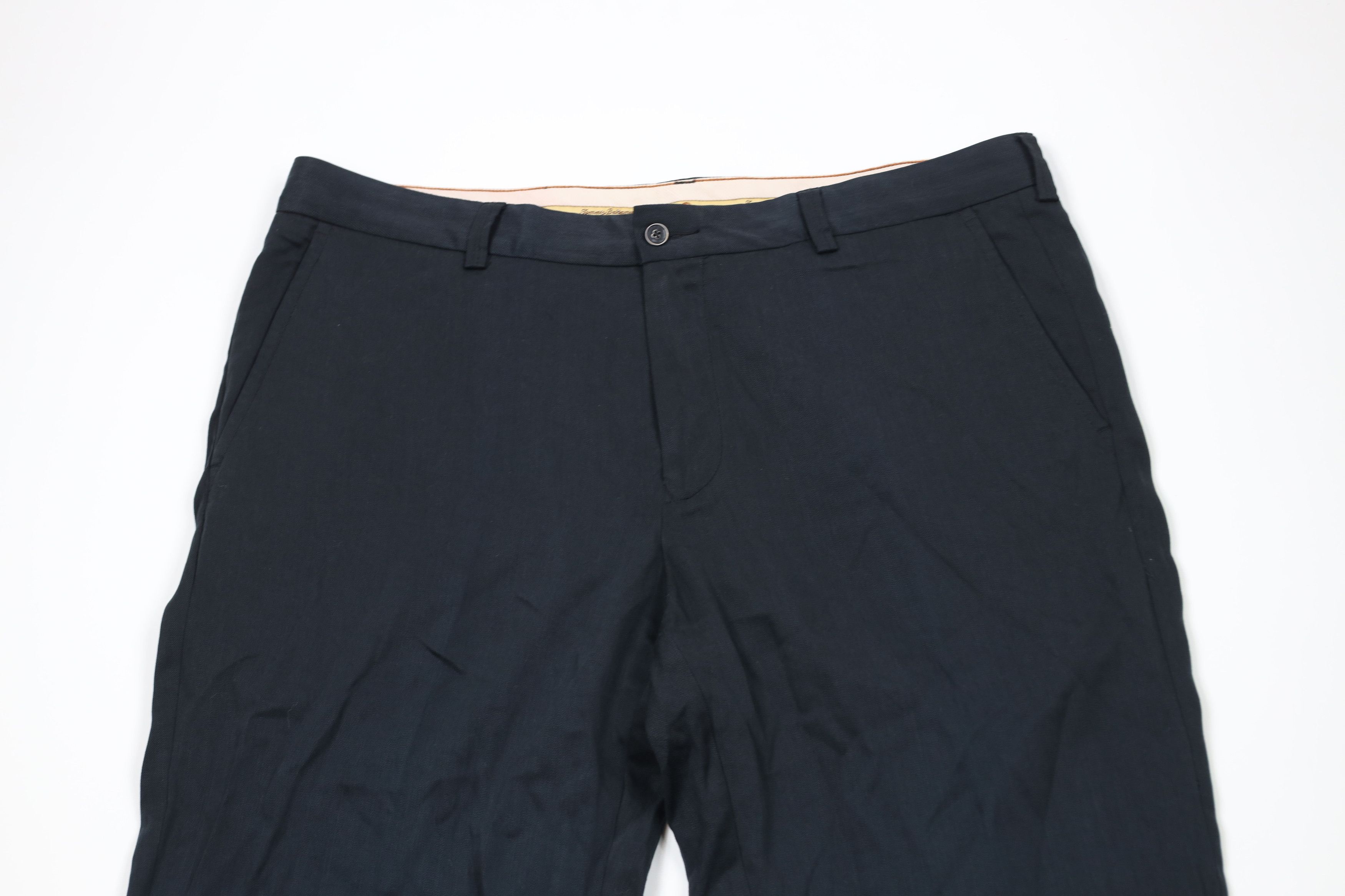 Tommy Bahama × Vintage Vintage Tommy Bahama Wool Blend Wide Leg Chino Pants Black Size US 38 / EU 54 - 2 Thumbnail