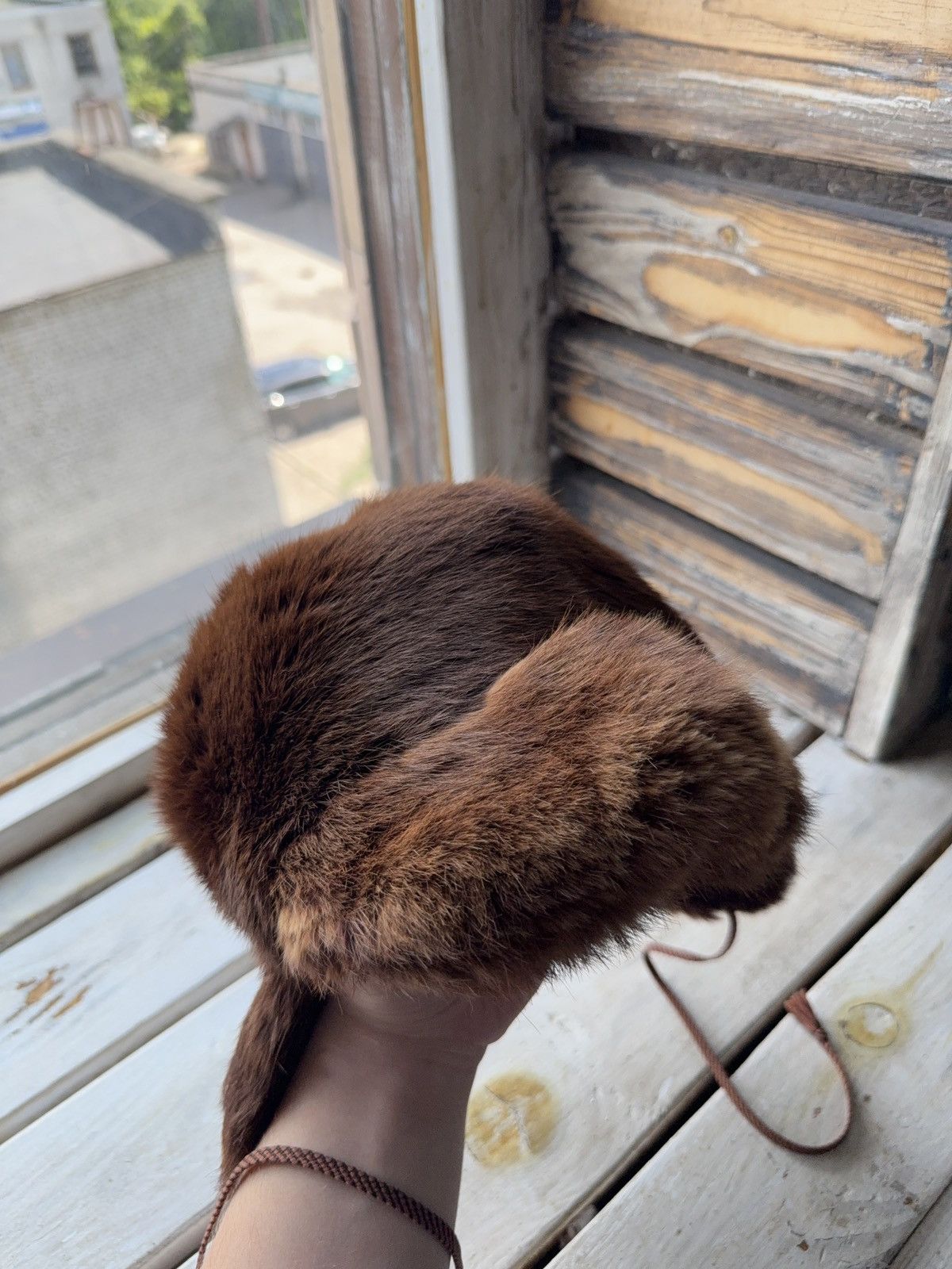 Hysteric Glamour × Japanese Brand × Vintage Vintage Real Fur Mohair Fuzzy Ushanka Y2K Opium Hype Rare OS Size ONE SIZE - 7 Thumbnail