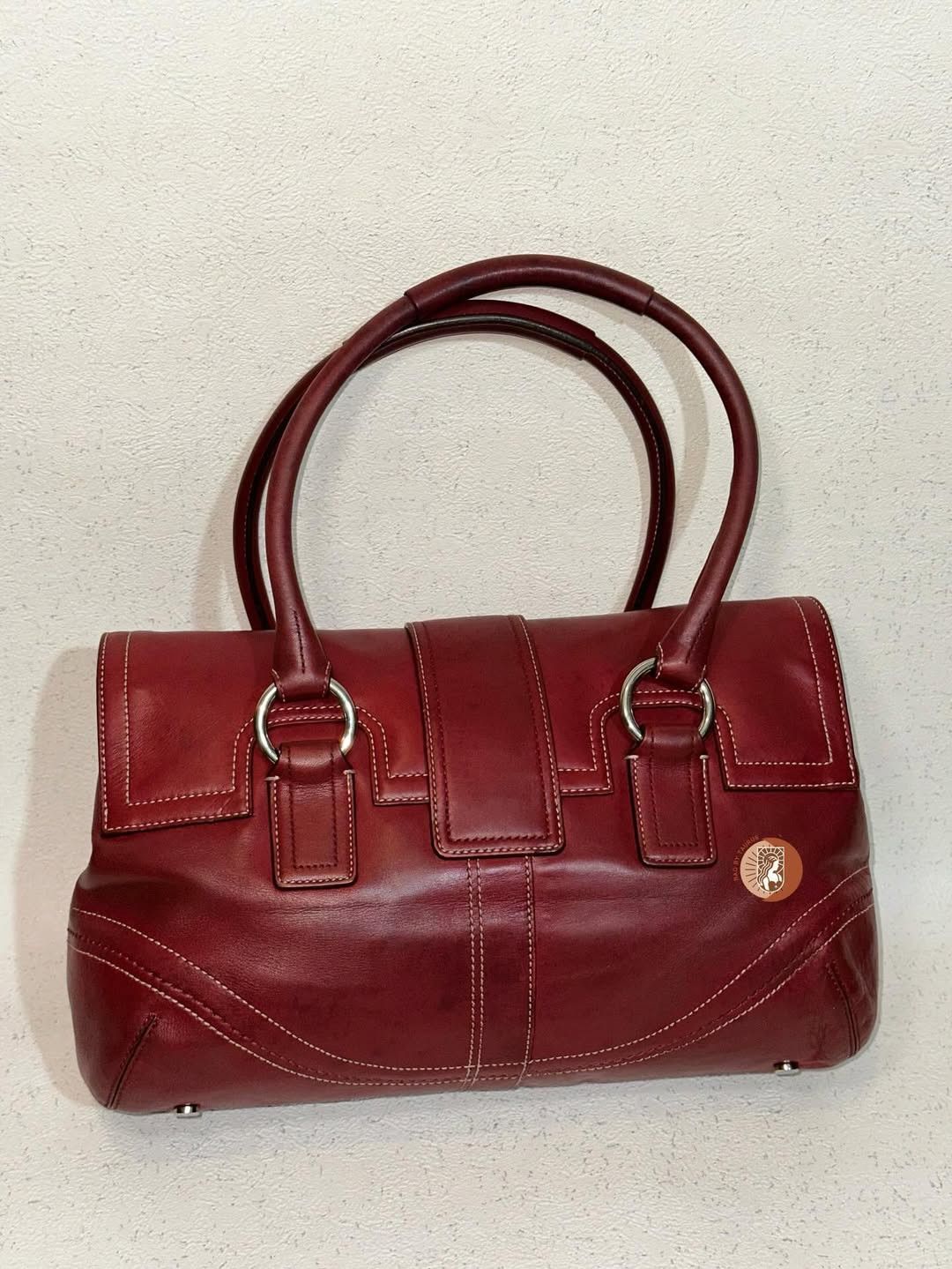Coach Coach Shoulder bag burgundy leather Size ONE SIZE - 9 Thumbnail