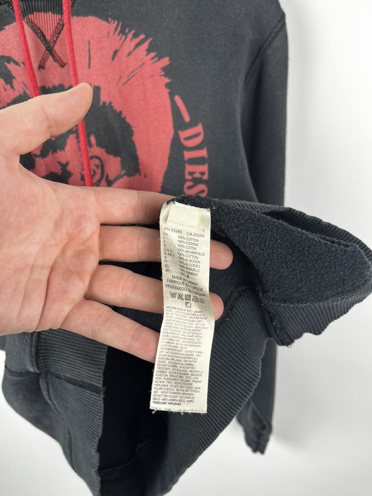 Diesel Diesel punk hoodie vintage Size US M / EU 48-50 / 2 - 12 Thumbnail