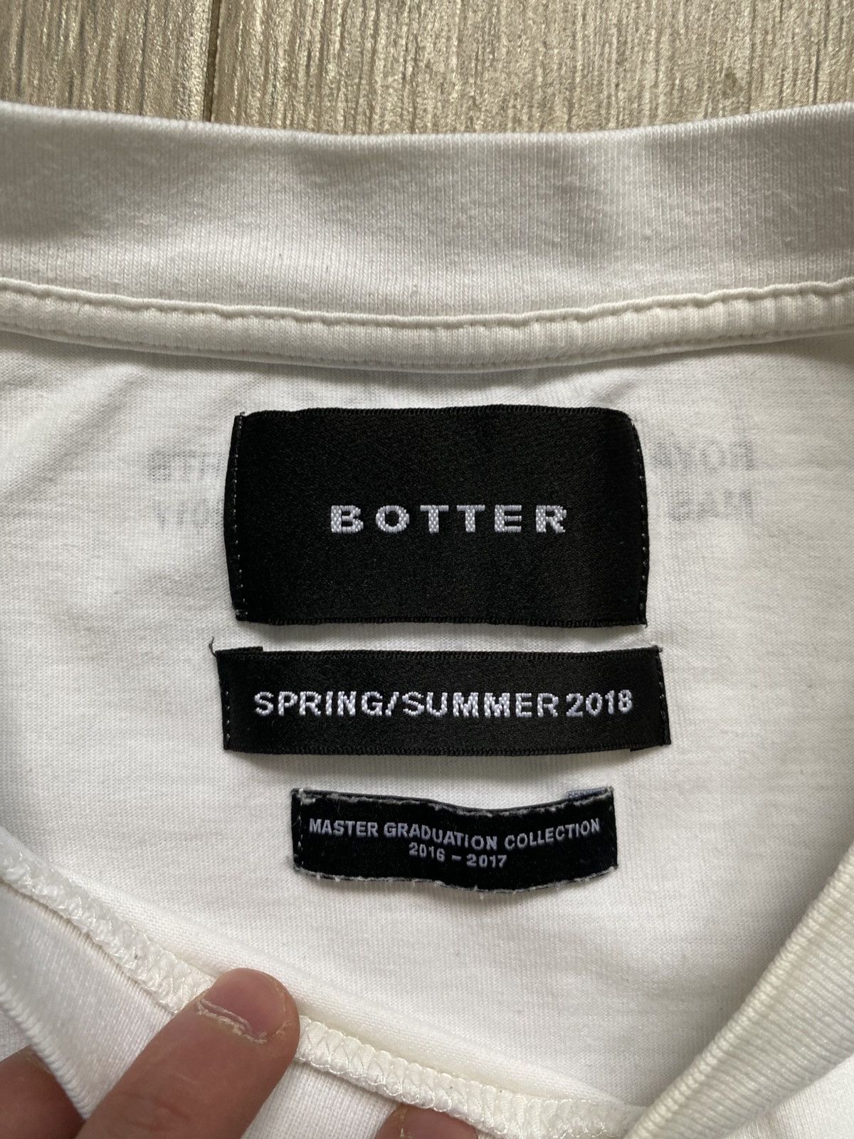 BOTTER BOTTER WHITE T SHIRT ANTWERP ARTS 2018 Size US XXL / EU 58 / 5 - 3 Thumbnail
