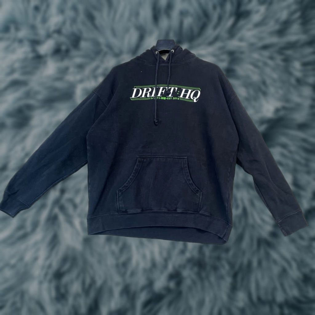Vintage DRIFT HQ Hoodie Pullover Men's 2XL Black Size US XXL / EU 58 / 5 - 1 Thumbnail