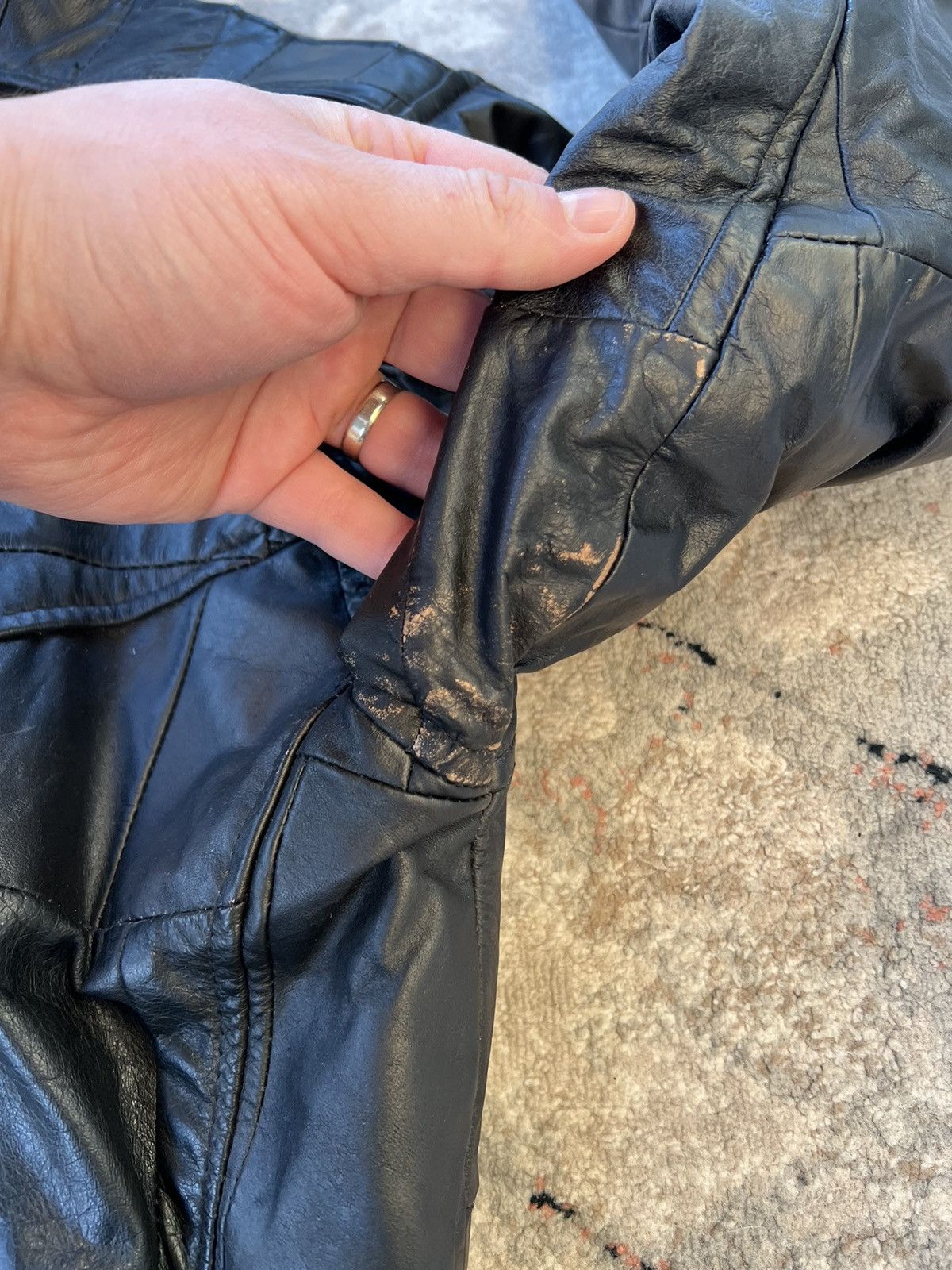 Vintage Vintage Leather Jacket Size US L / EU 52-54 / 3 - 10 Thumbnail