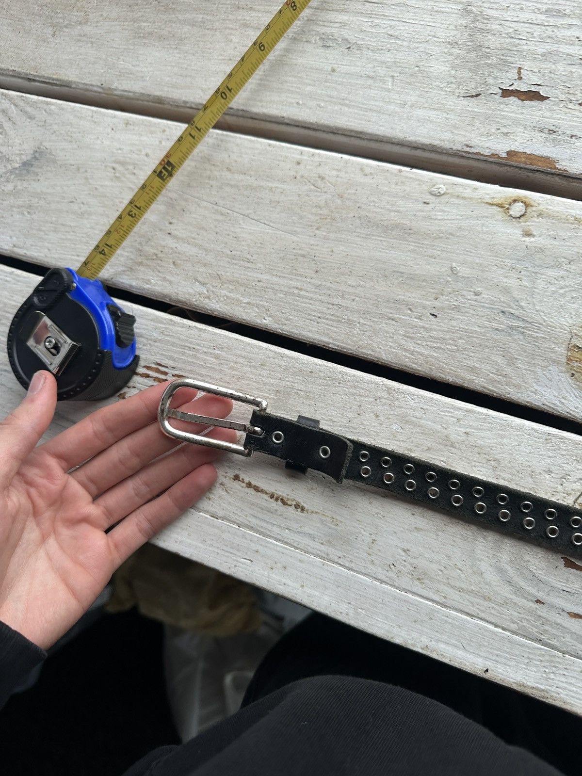 Vintage 🚨Vintage Crazy Metal Belt Drip Japanese Hype bb Simon Size ONE SIZE - 6 Thumbnail