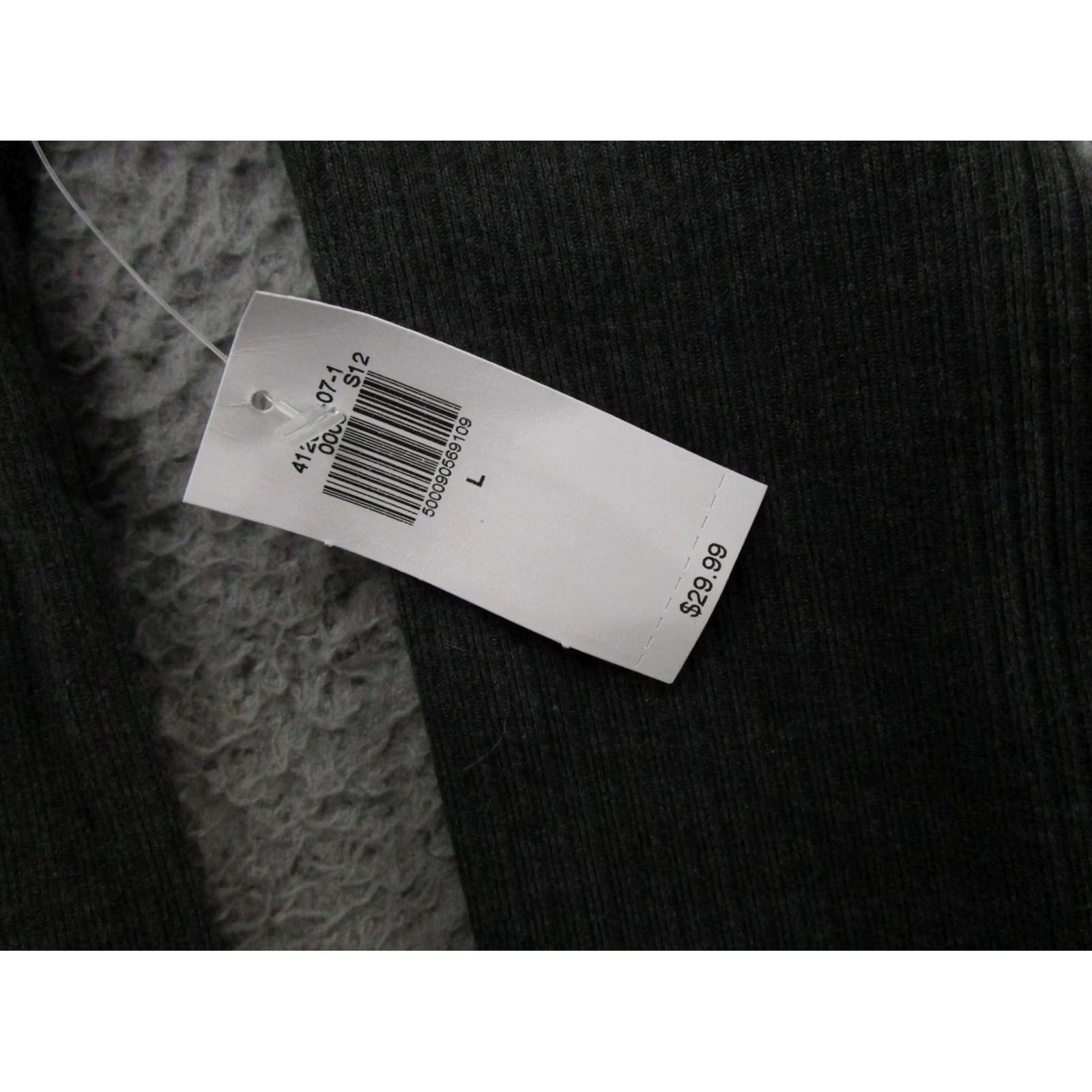 Old Navy Old Navy Gray Long Sleeve Shirt Top Square Neck Snap L Women's Shirt Top New Size L / US 10 / IT 46 - 2 Thumbnail