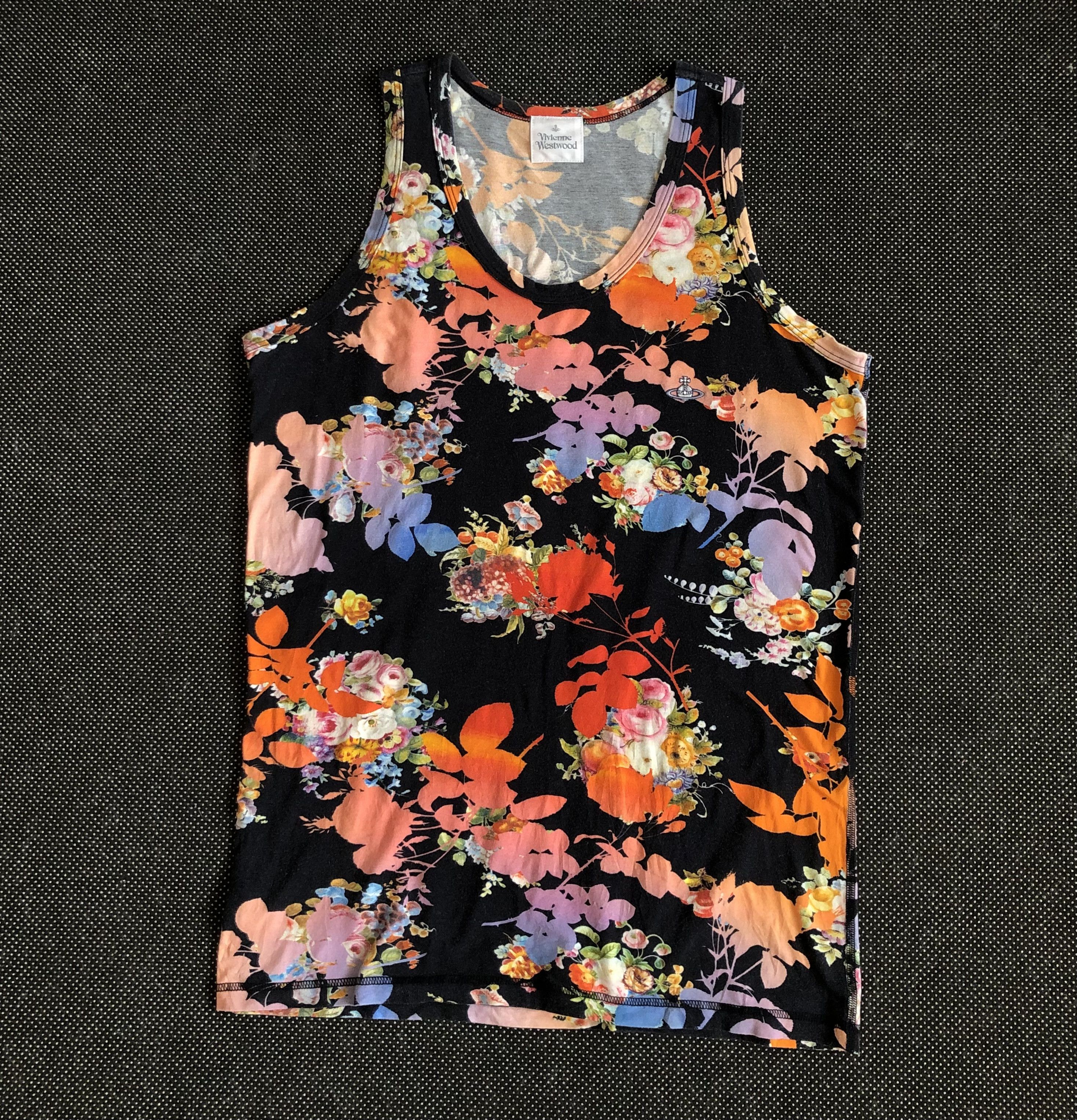 Vivienne Westwood S/S2013 ORB LOGO COCOTTE FLORAL-PRINT Size S / US 4 / IT 40 - 1 Thumbnail