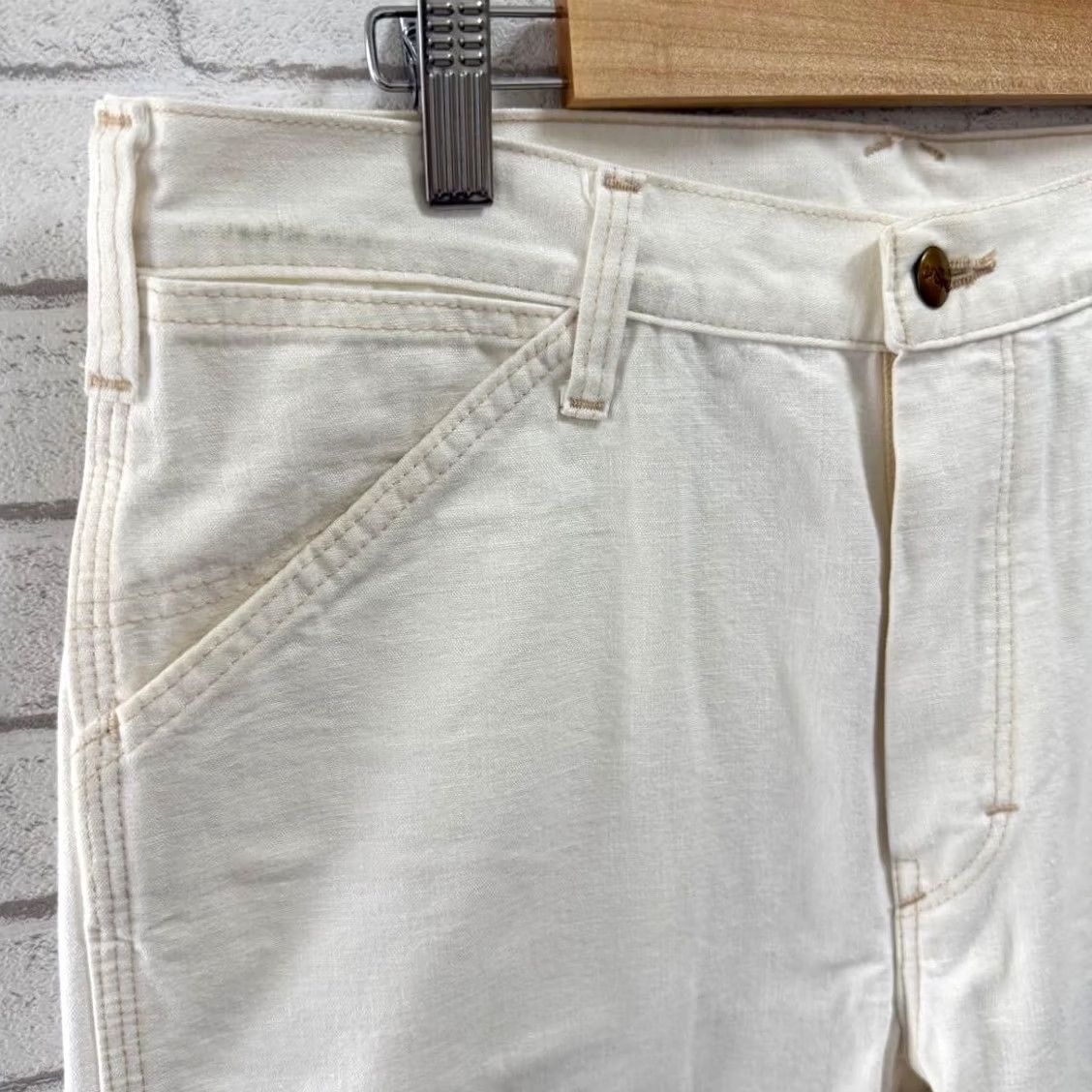 Orslow orSlow Painter Pants White Made in Japan Men's M 100% Organic? (Based on original) Size US 31 - 7 Thumbnail