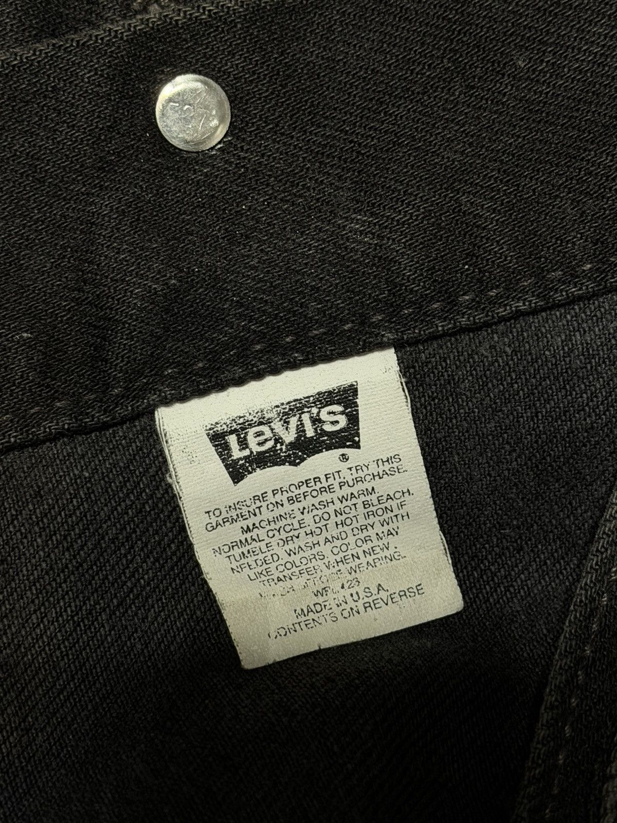 Levi's Vinatge 80s Levis Patched Washed Denim Jacket Acne Hedi Raf Size US L / EU 52-54 / 3 - 17 Thumbnail