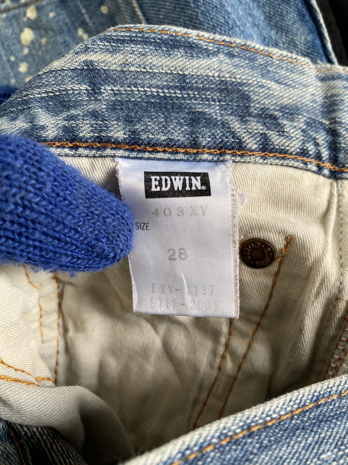 Edwin × Japanese Brand Japanese Brand Edwin Distressed Patchwork Design Denim Size US 30 / EU 46 - 19 Thumbnail