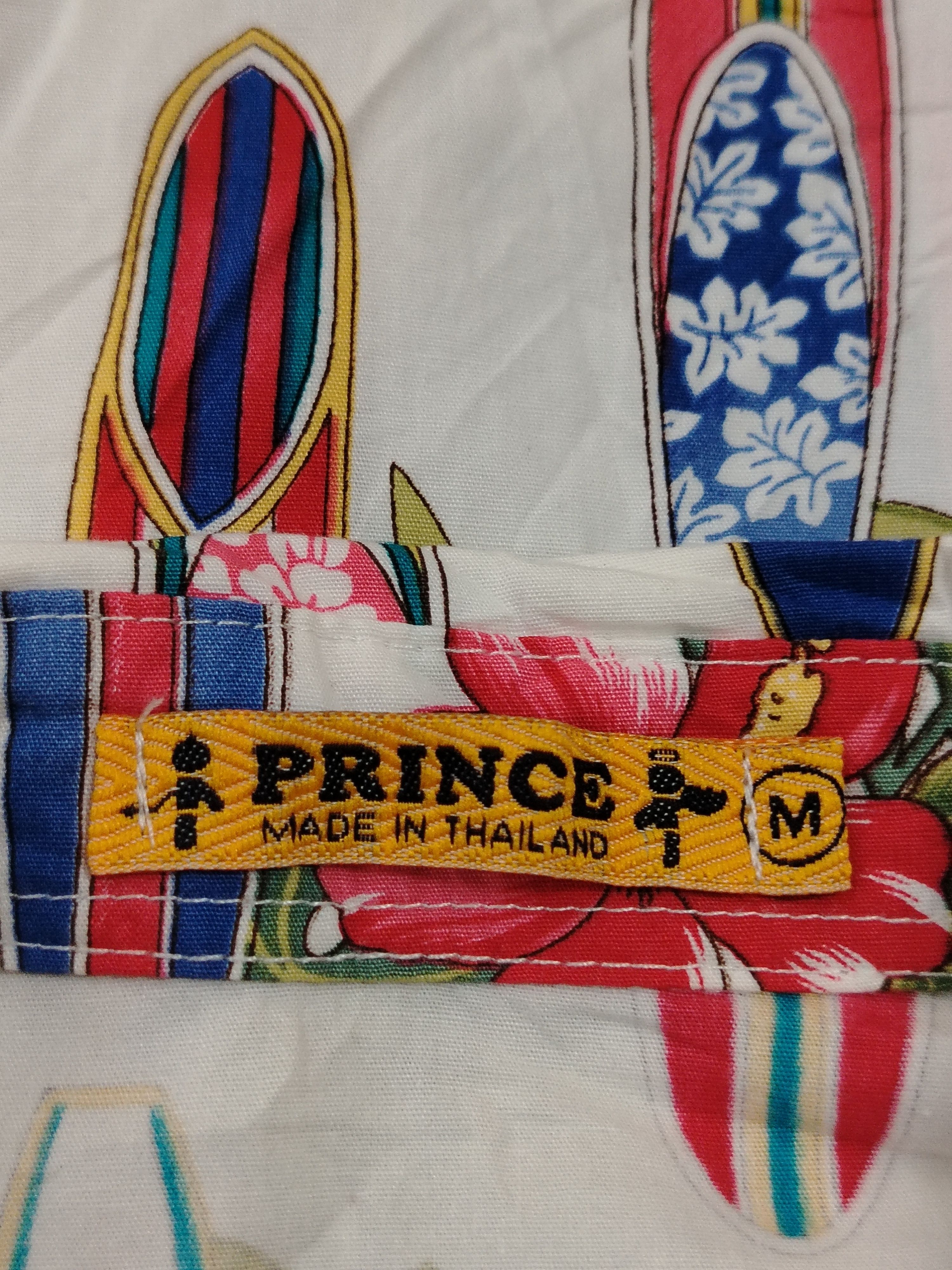 Prince Hawaiian shirt surfboard and hibiscus flower Size US M / EU 48-50 / 2 - 3 Thumbnail