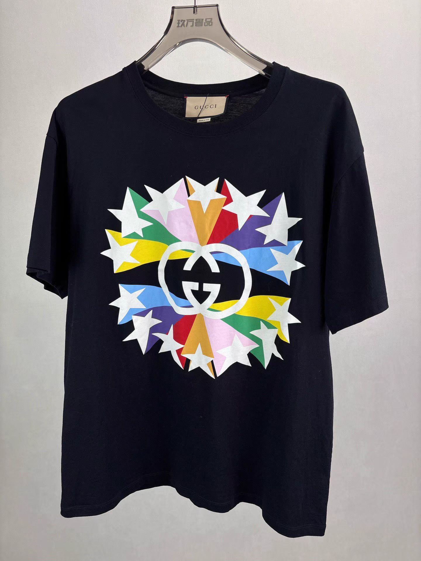 Gucci GUCCI Colorful Star Printed Short Sleeve K1 Size US L / EU 52-54 / 3 - 1 Thumbnail