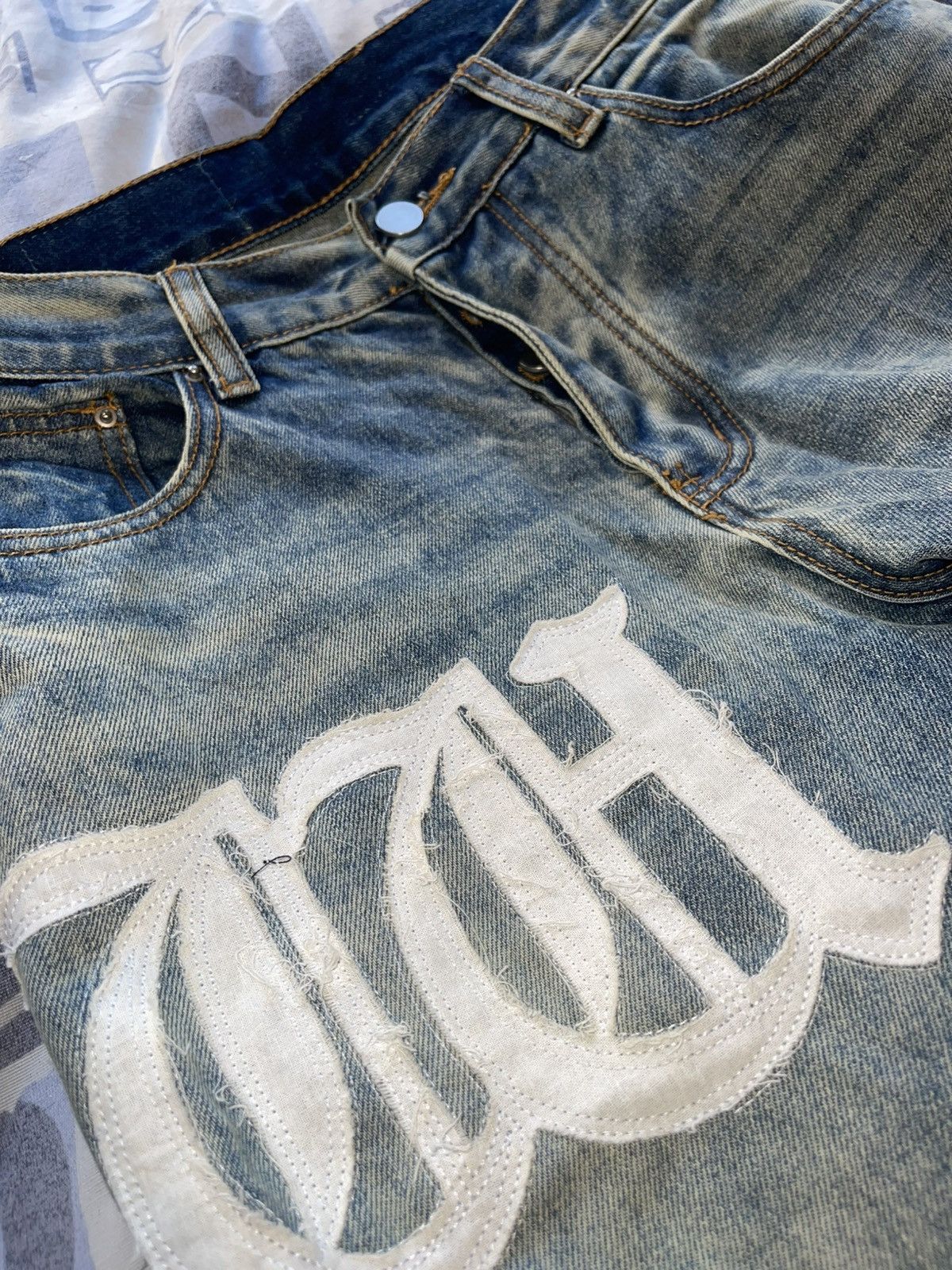 MNML Mnml Light Wash Jeans Size US 30 / EU 46 - 2 Thumbnail