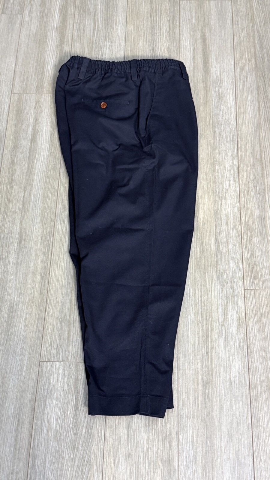 Marni Marni Workwear Cotton Gabardine Crop Pants 30US 46EU navy Size US 30 / EU 46 - 3 Thumbnail