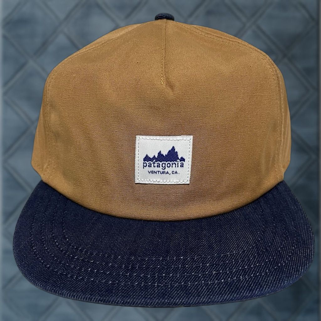 Patagonia Patagonia Hat Range Cap Snap Back Brown Tan Canvas Denim Adjustable Men’s NEW Size ONE SIZE - 1 Thumbnail