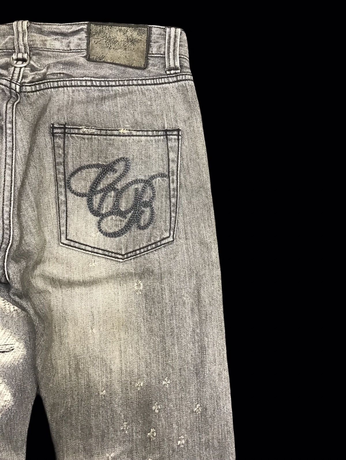 Japanese Brand 💥FLARE💥COALBLACK Japan Selvedge Archival Denim F74 Size US 31 - 12 Thumbnail