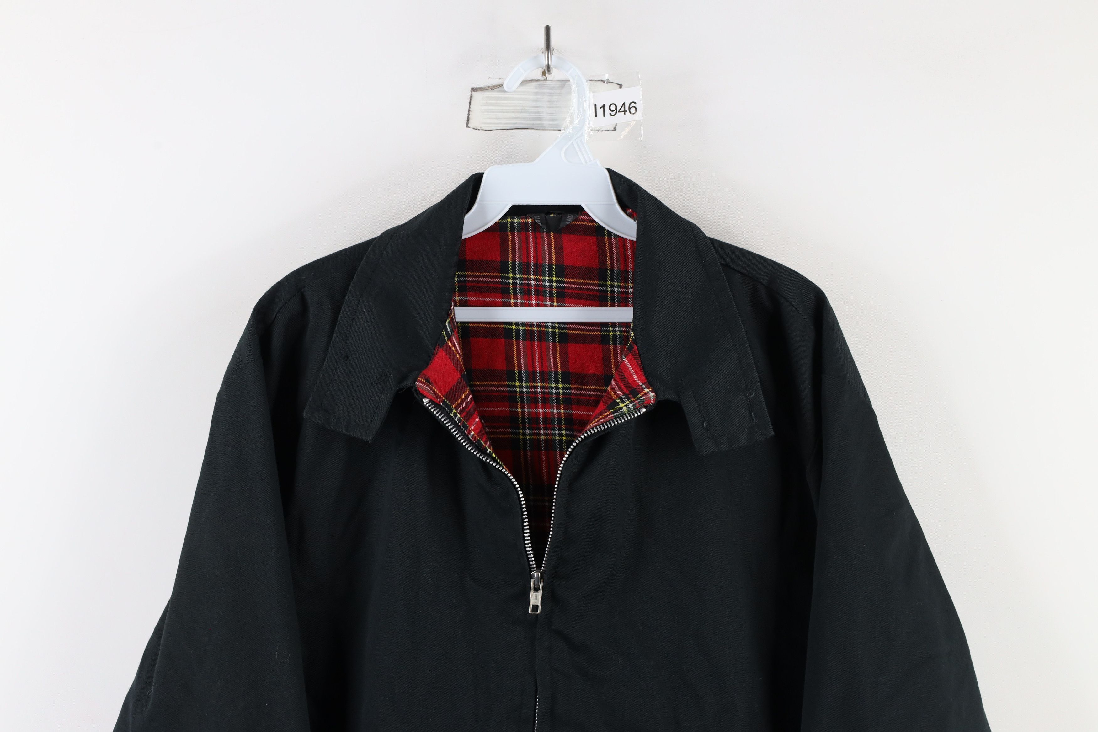 Vintage Vintage 90s Streetwear Lined Cafe Racer Bomber Jacket Black Size US M / EU 48-50 / 2 - 2 Thumbnail