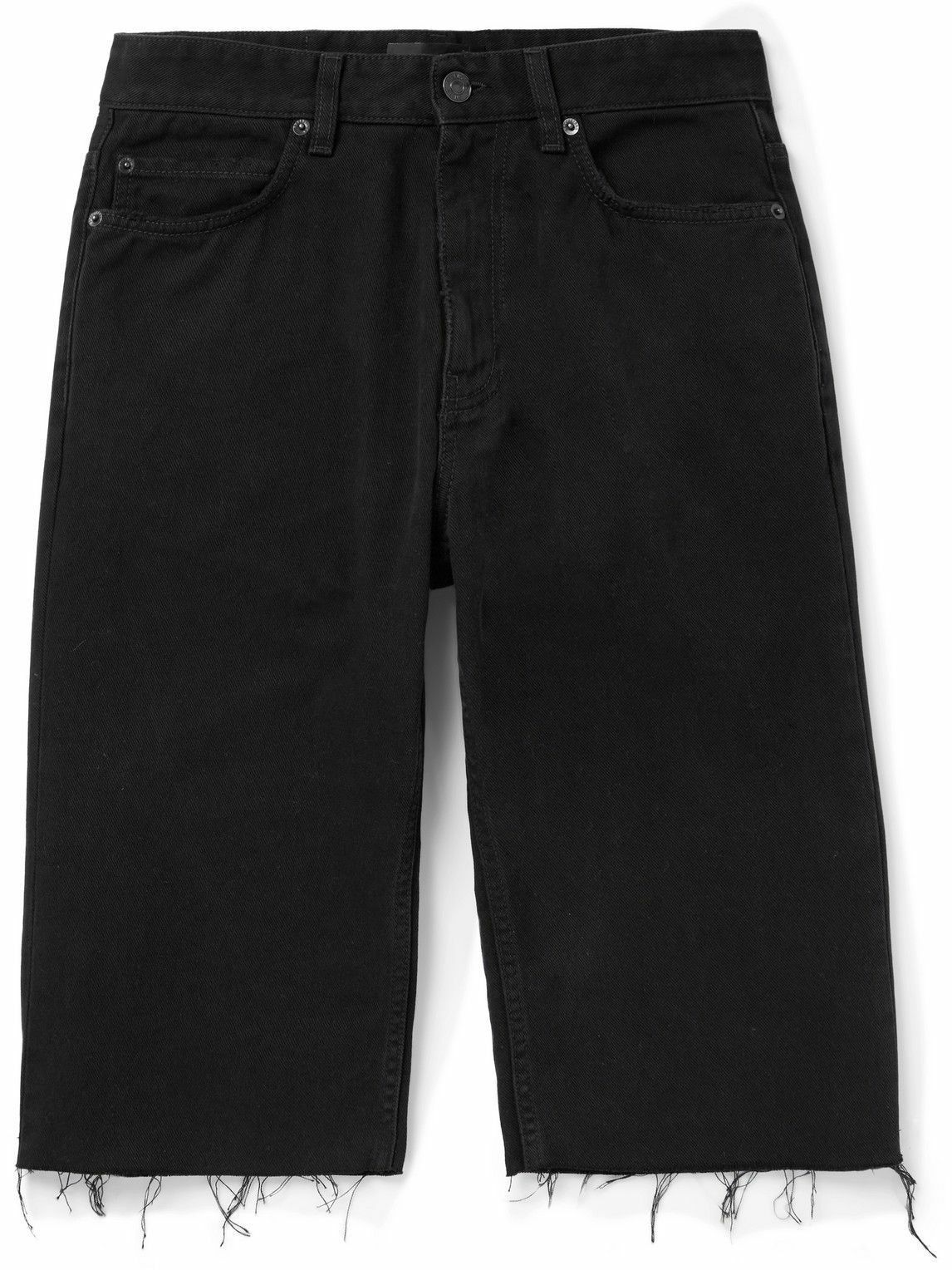 Balenciaga Slim Fit Denim Shorts in black Size US 34 / EU 50 - 1 Thumbnail