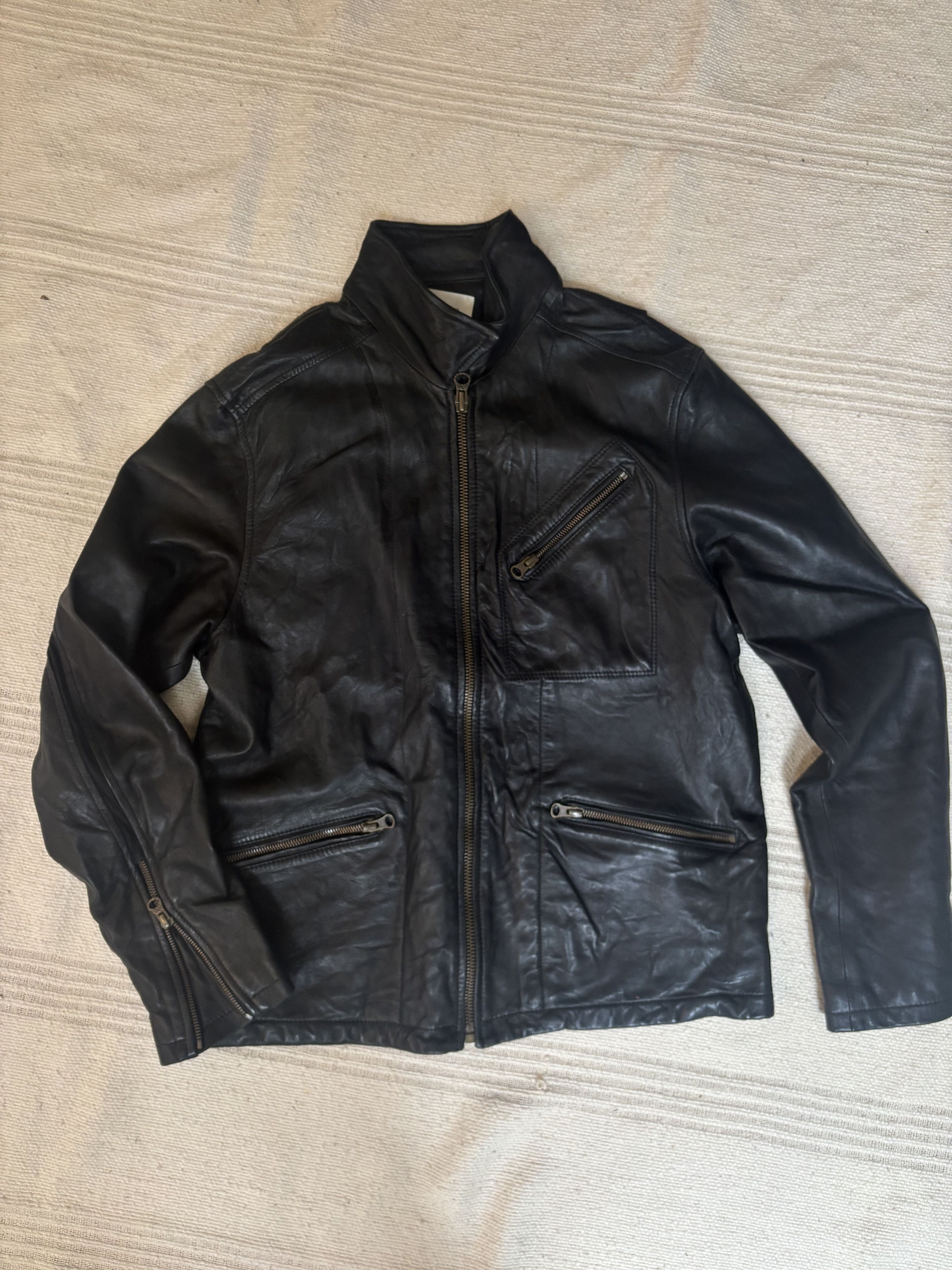 Billy Reid Lambskin Leather Jacket Size US M / EU 48-50 / 2 - 1 Thumbnail
