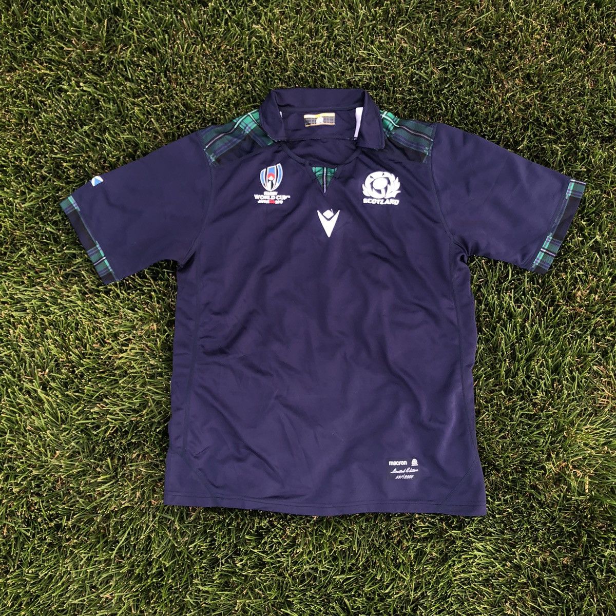 Macron × Vintage Scotland rugby World Cup Japan 2019 macron limited jersey Size US XL / EU 56 / 4 - 1 Thumbnail