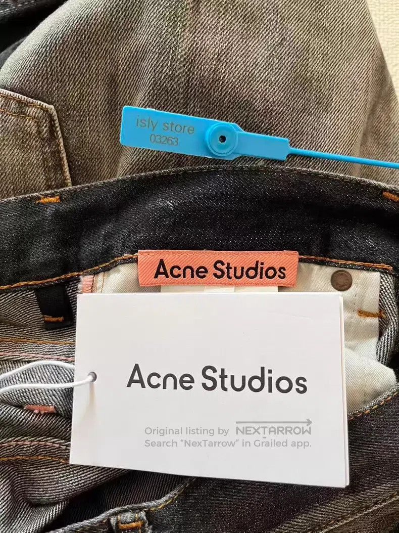 Acne Studios Acne Studios 1981 Washed Low Rise Wide Leg Design Jeans Size US 32 / EU 48 - 4 Thumbnail
