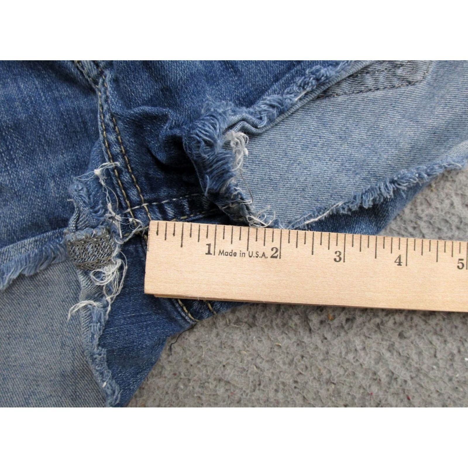 Silver Jeans Co. Silver SUKI Denim Blue Stretch Denim Jean Shorts Size 27 Cut Offs Womens Regular Blue 5-Pocket Basic Vintage: No Size 27" / US 4 / IT 40 - 7 Thumbnail