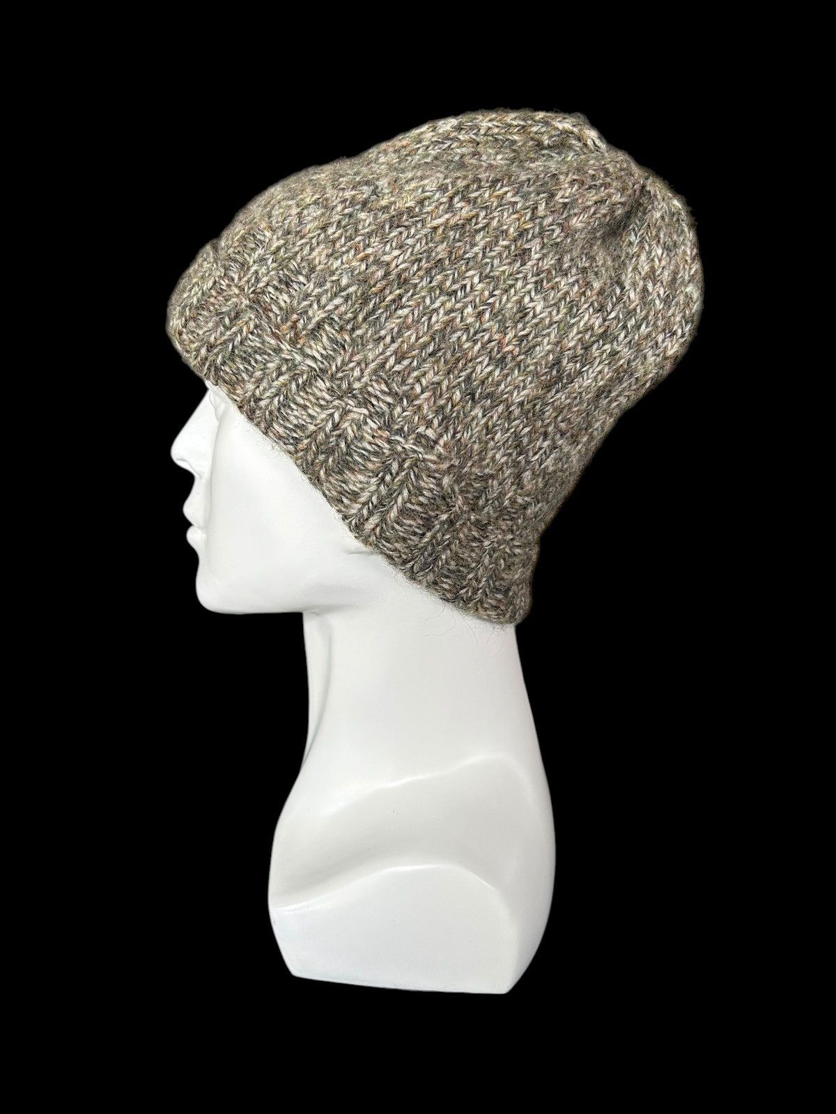 Japanese Brand × Kapital × Vintage Crochet knitted handmade Hairy Beanie Hats ☠️☠️ Size ONE SIZE - 2 Thumbnail
