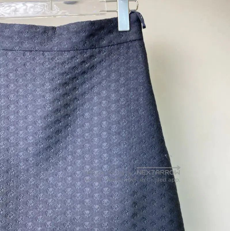 Miu Miu Miu Miu Women's Black Cotton Skirt . Size 23" - 6 Thumbnail