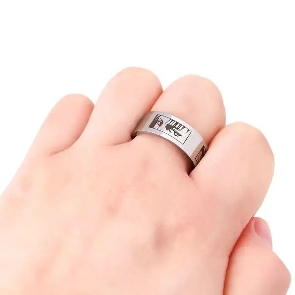 Jewelry × Vintage Anime Stainless Steel Rings Size ONE SIZE - 3 Thumbnail