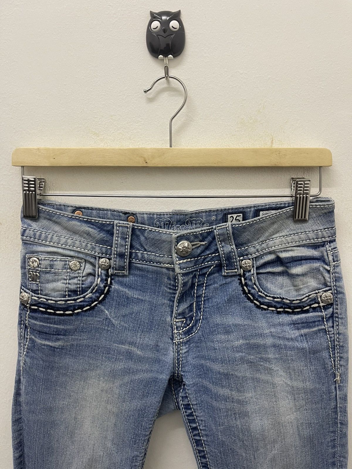 Miss Me Rare Vintage MISS ME Cuffed Capri Size 26" / US 2 / IT 38 - 8 Thumbnail