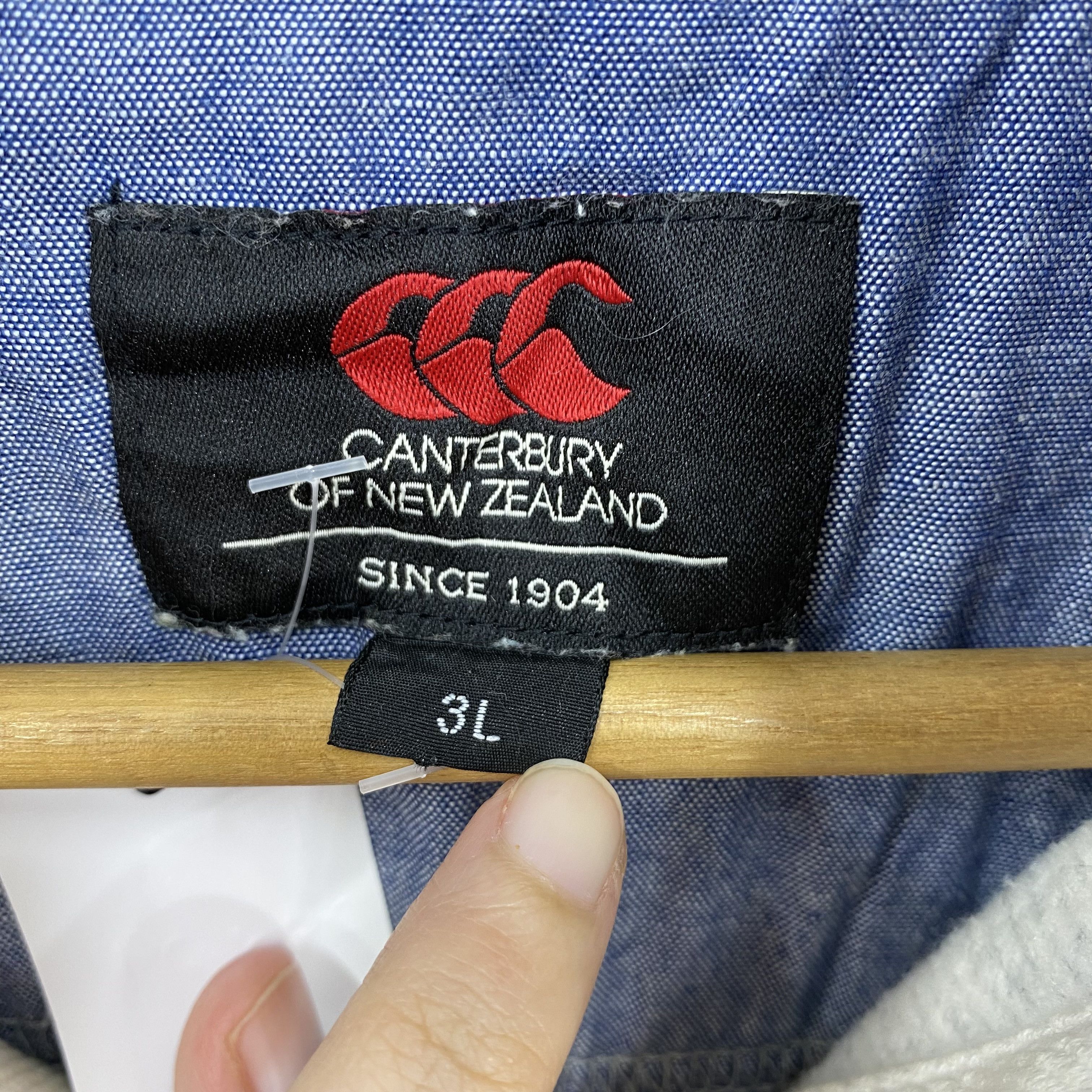 Canterbury of New Zealand Vintage Y2K Canterbury Rugby Half Button Collared Sweater Size US L / EU 52-54 / 3 - 9 Thumbnail