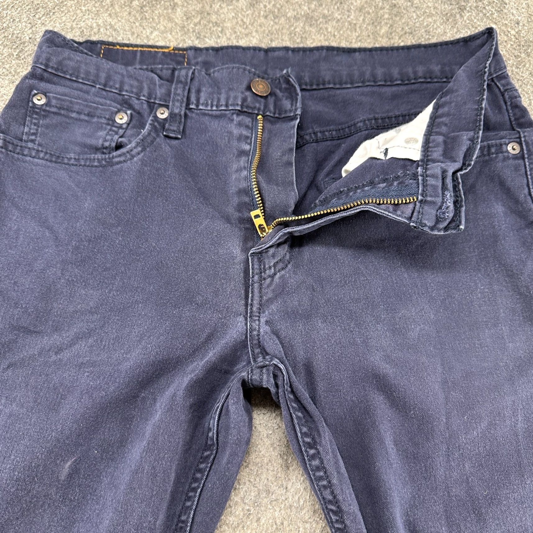 Levi's VINTAGE Levi's 502 Jeans Mens 30x30 Blue Tapered Leg Athletic Fit Dark Wash Stretch Flex Size US 30 / EU 46 - 2 Thumbnail