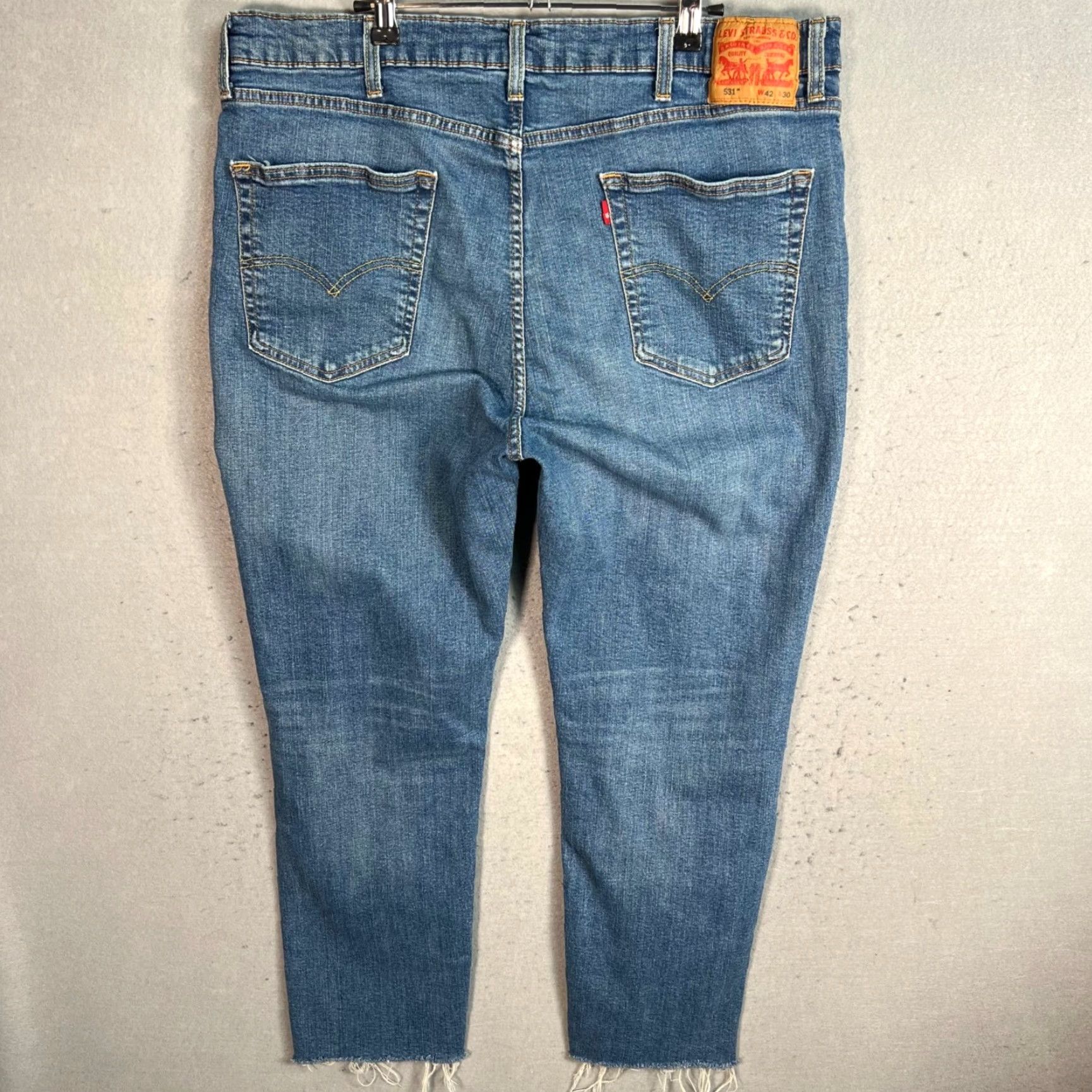 Levi's Levi's Jeans Men 531 Tapered Fit Size 42 x 30 Blue Denim Medium Wash Vintage Size US 42 / EU 58 - 2 Thumbnail