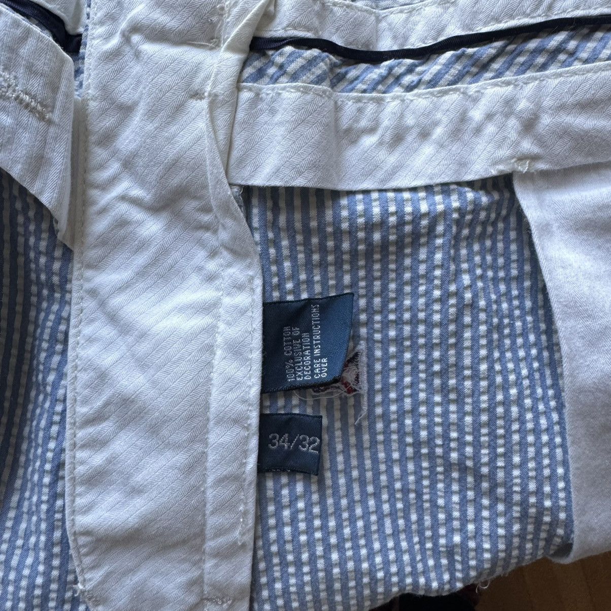 Polo Ralph Lauren Polo by Ralph Lauren Seersucker Pants Size US 34 / EU 50 - 4 Thumbnail